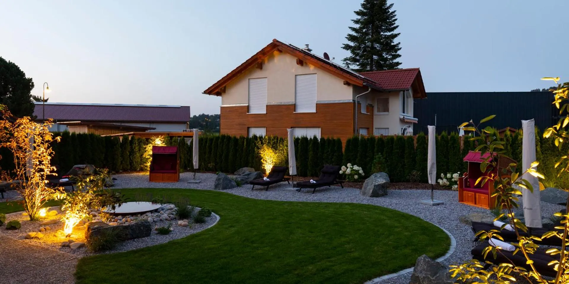 Garden in Hotel Bergidyll