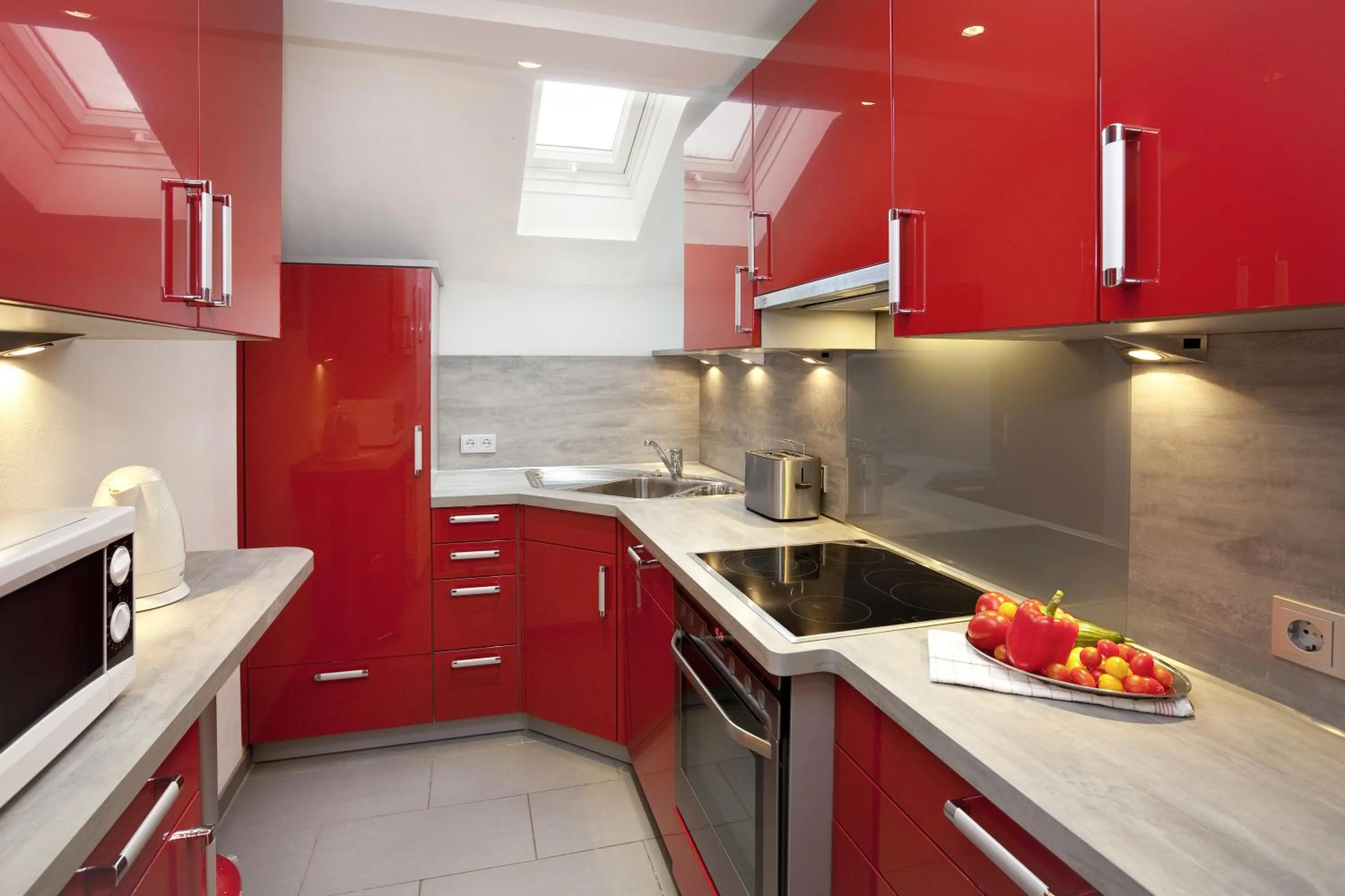 Kitchen or kitchenette in Hotel Bergidyll