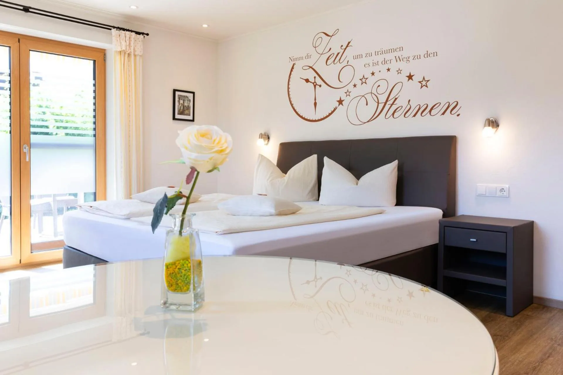 Photo of the whole room, Bed in Hotel Bergidyll