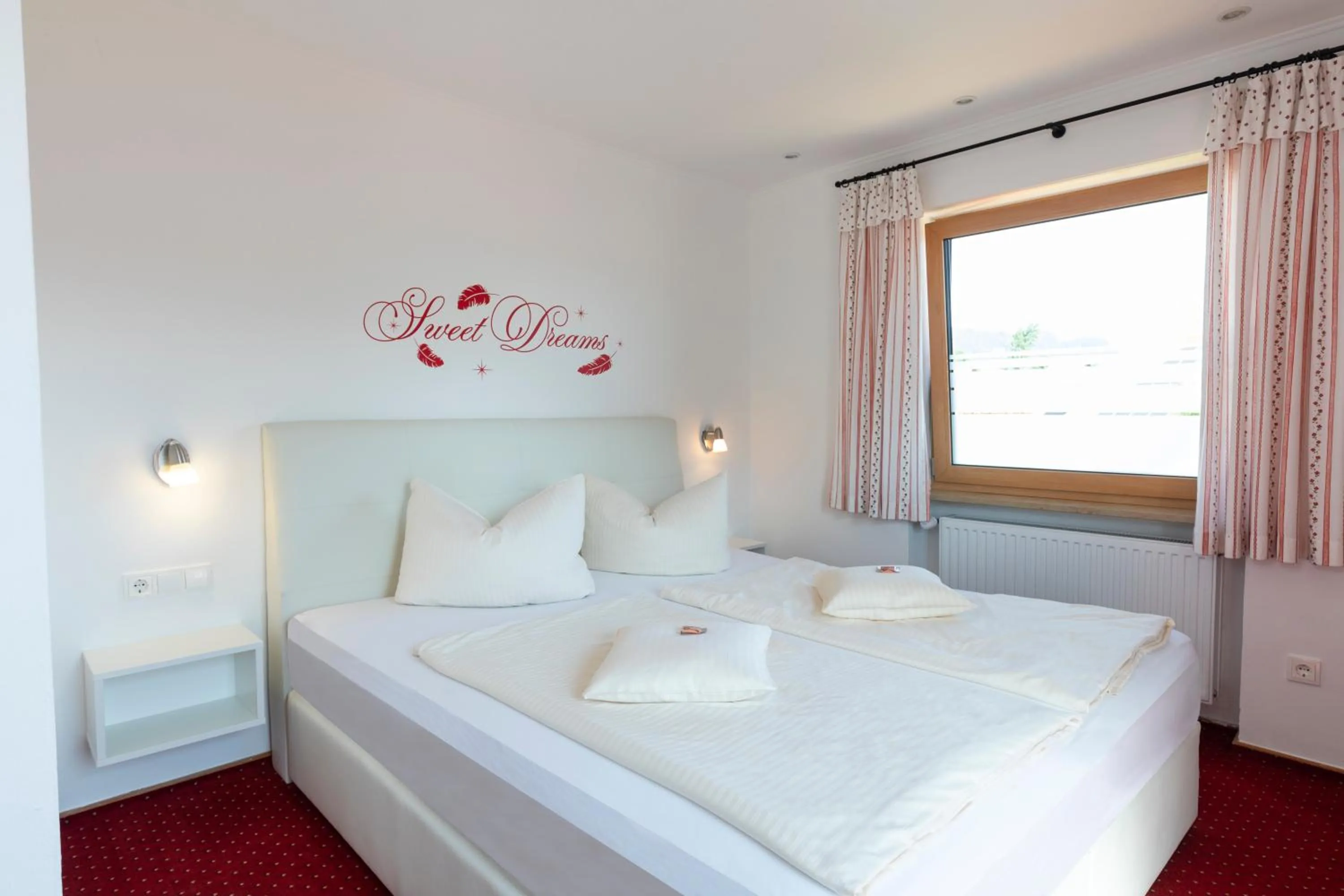 Bedroom, Bed in Hotel Bergidyll