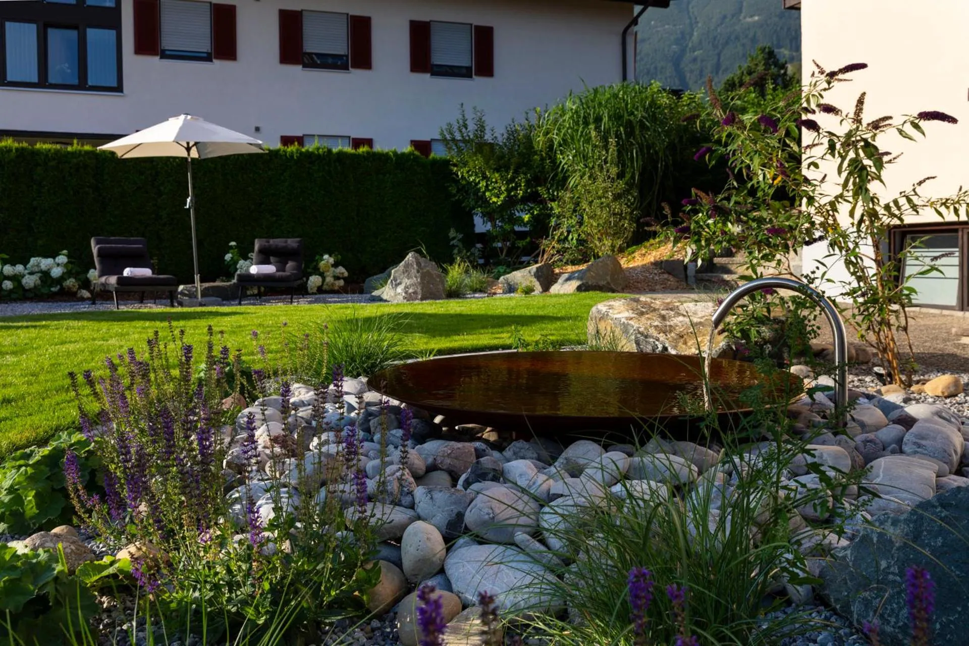 Garden in Hotel Bergidyll