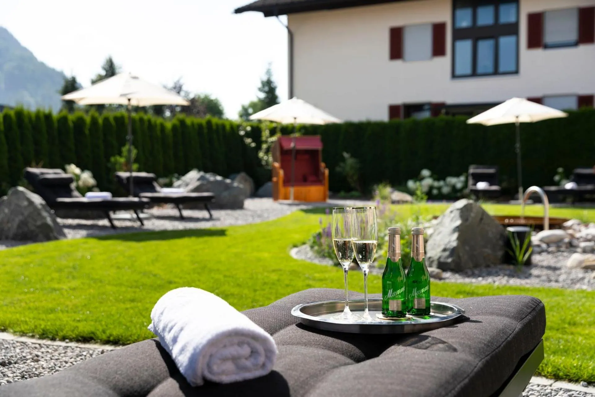 Garden in Hotel Bergidyll