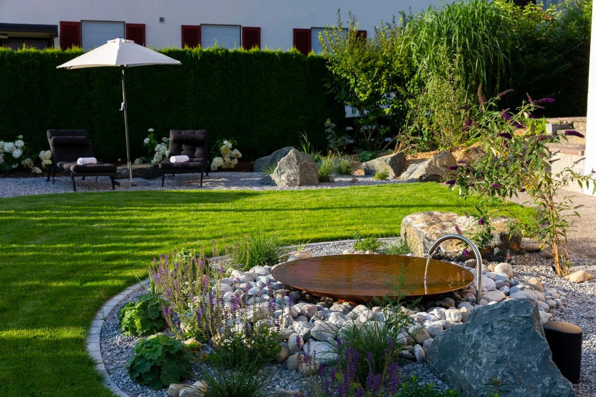 Garden in Hotel Bergidyll