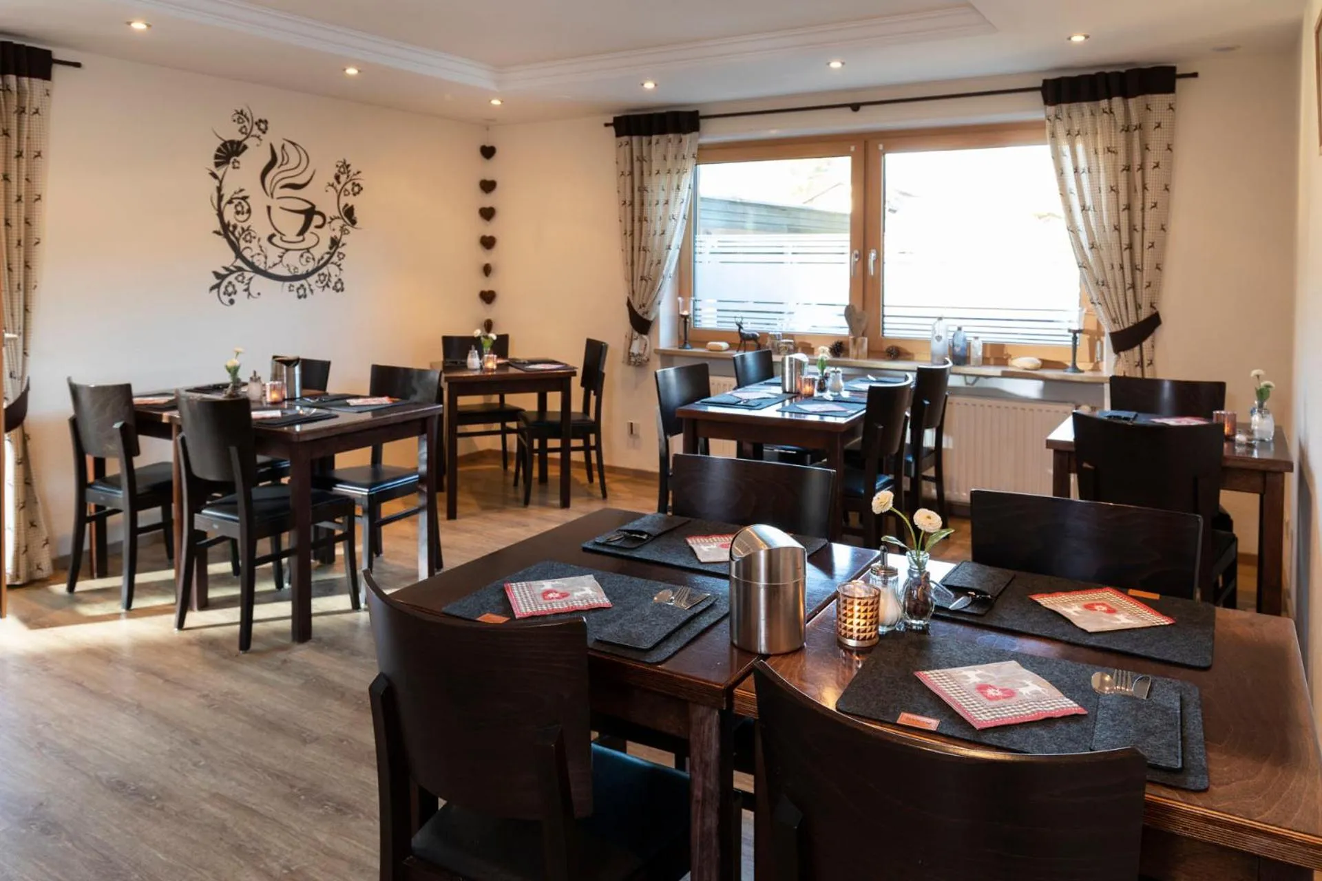 Buffet breakfast in Hotel Bergidyll