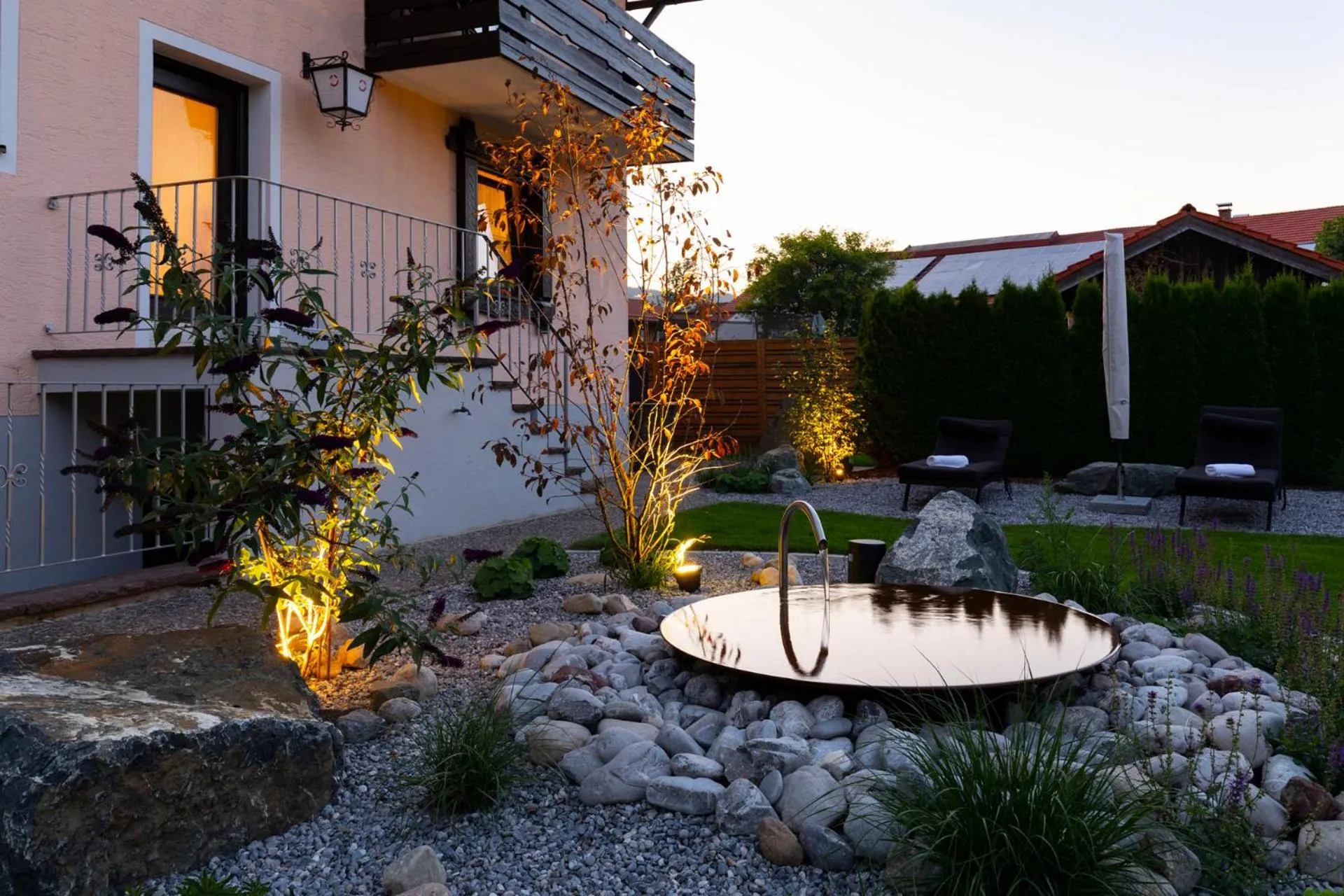 Garden in Hotel Bergidyll