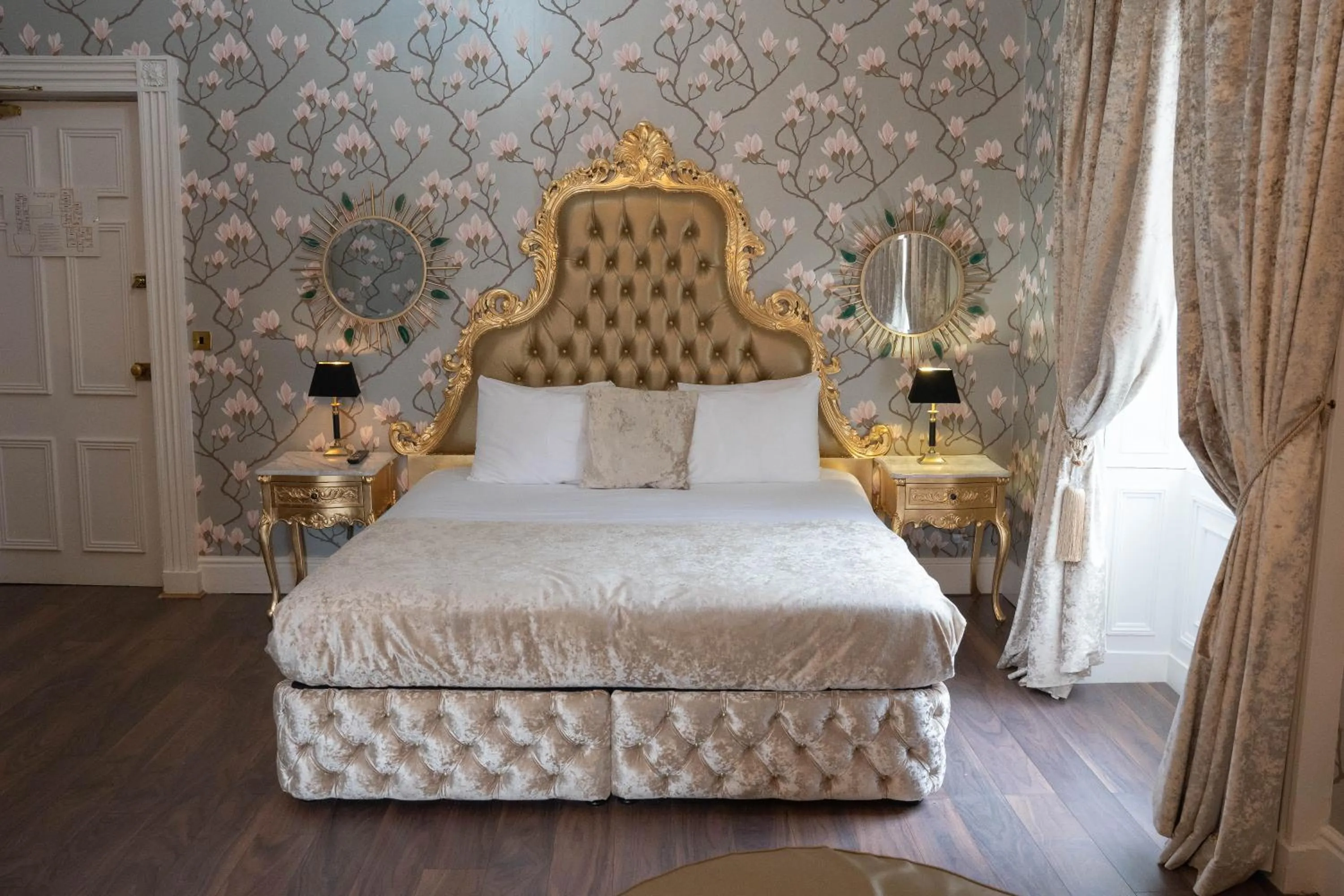 Bedroom, Bed in RainHill Hall Hotel