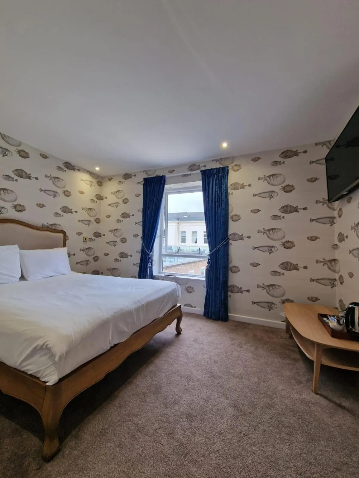Bedroom, Bed in RainHill Hall Hotel