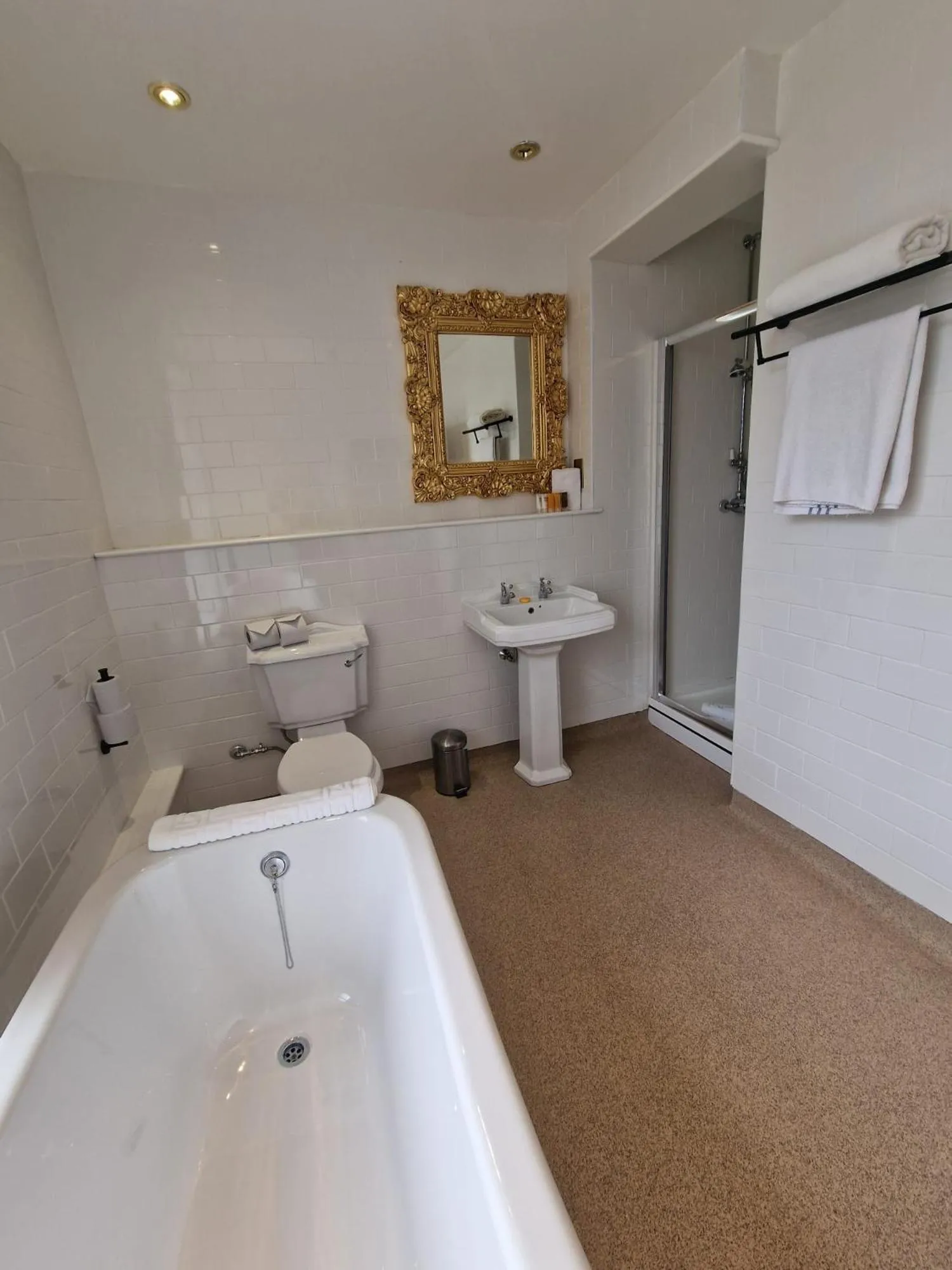 Bathroom in RainHill Hall Hotel