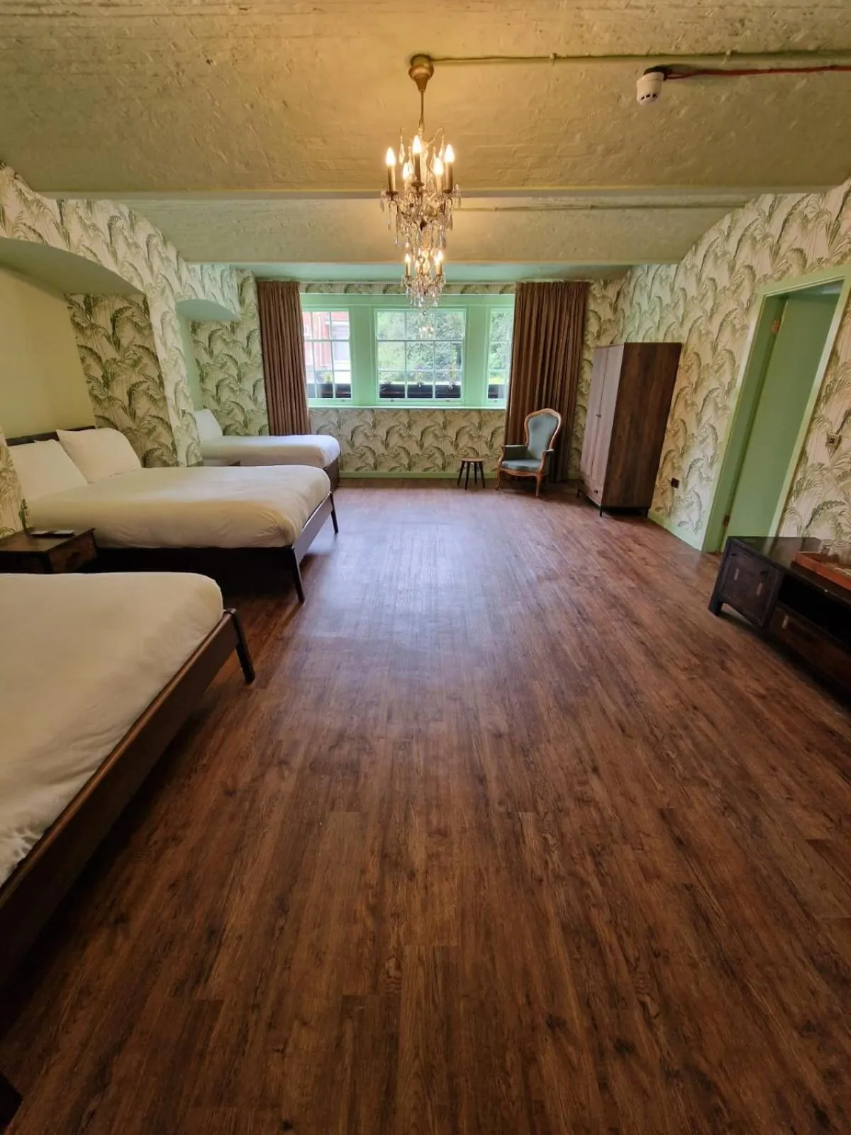 Bedroom, Bed in RainHill Hall Hotel