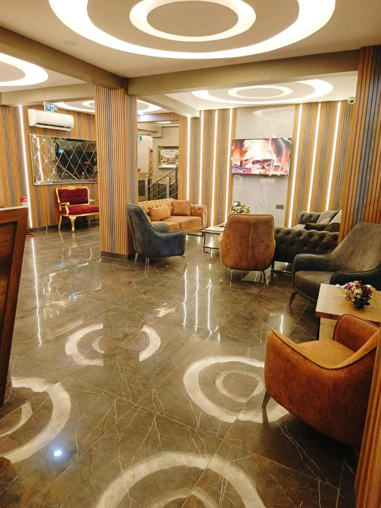 Seating area in Vizyon Park Otel