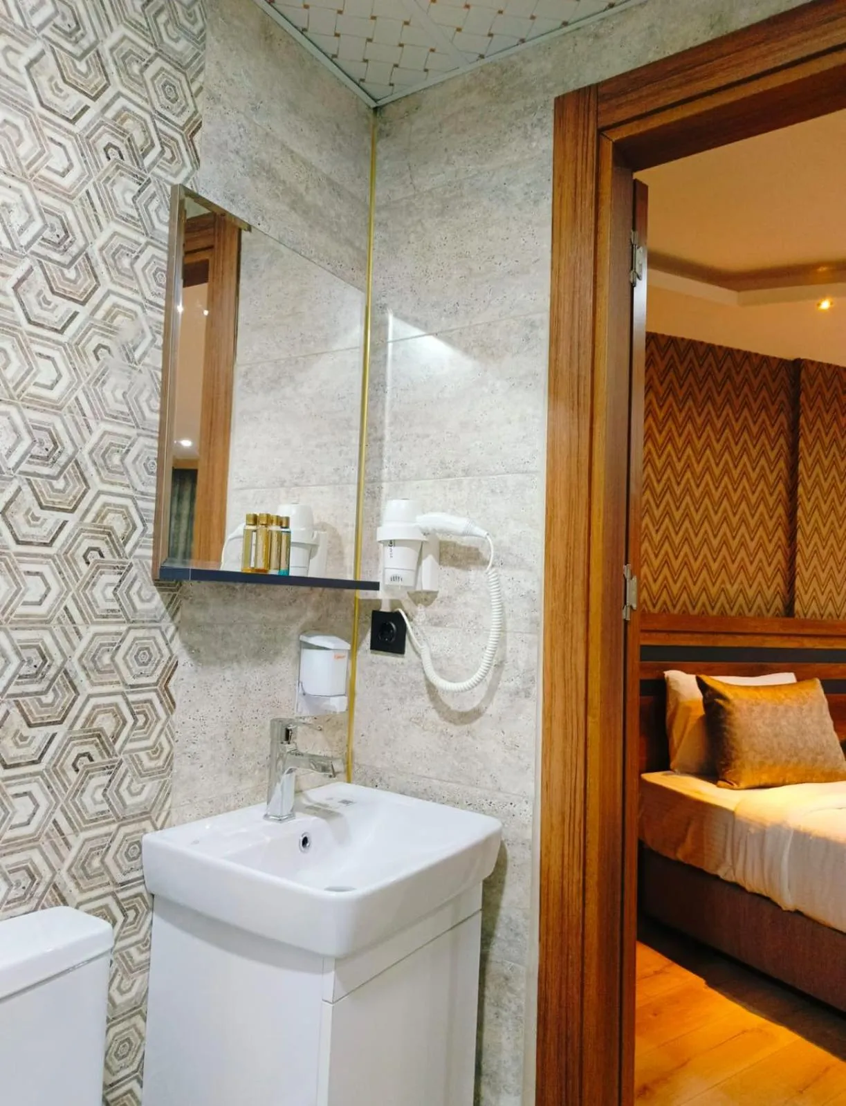Bathroom in Vizyon Park Otel