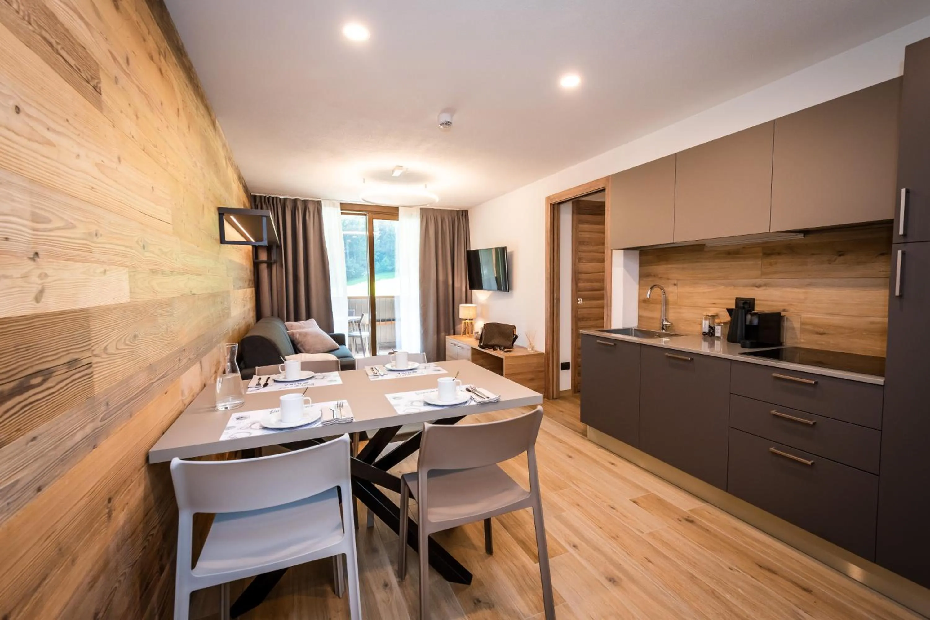 Kitchen or kitchenette in Nira Mountain Resort Futura