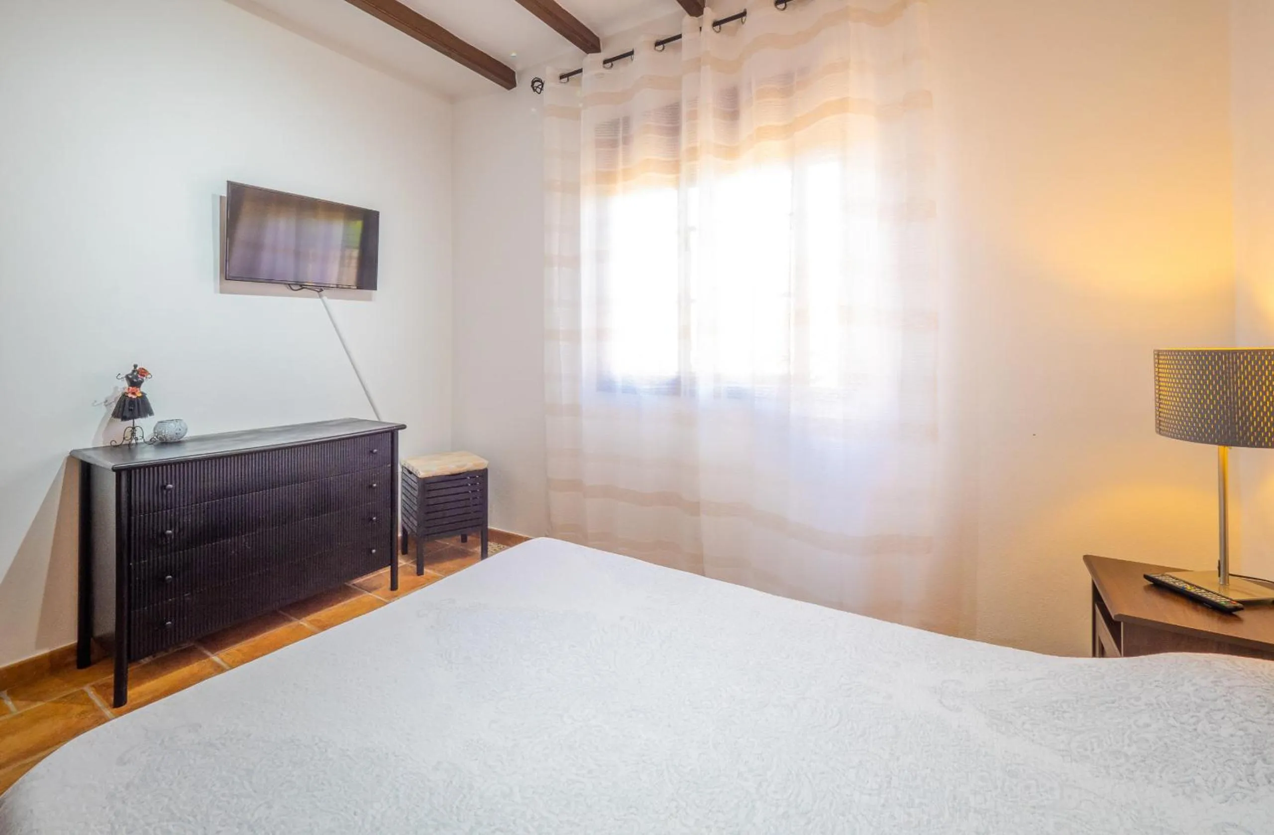 Bed in Cubo's Casa Rural Sol