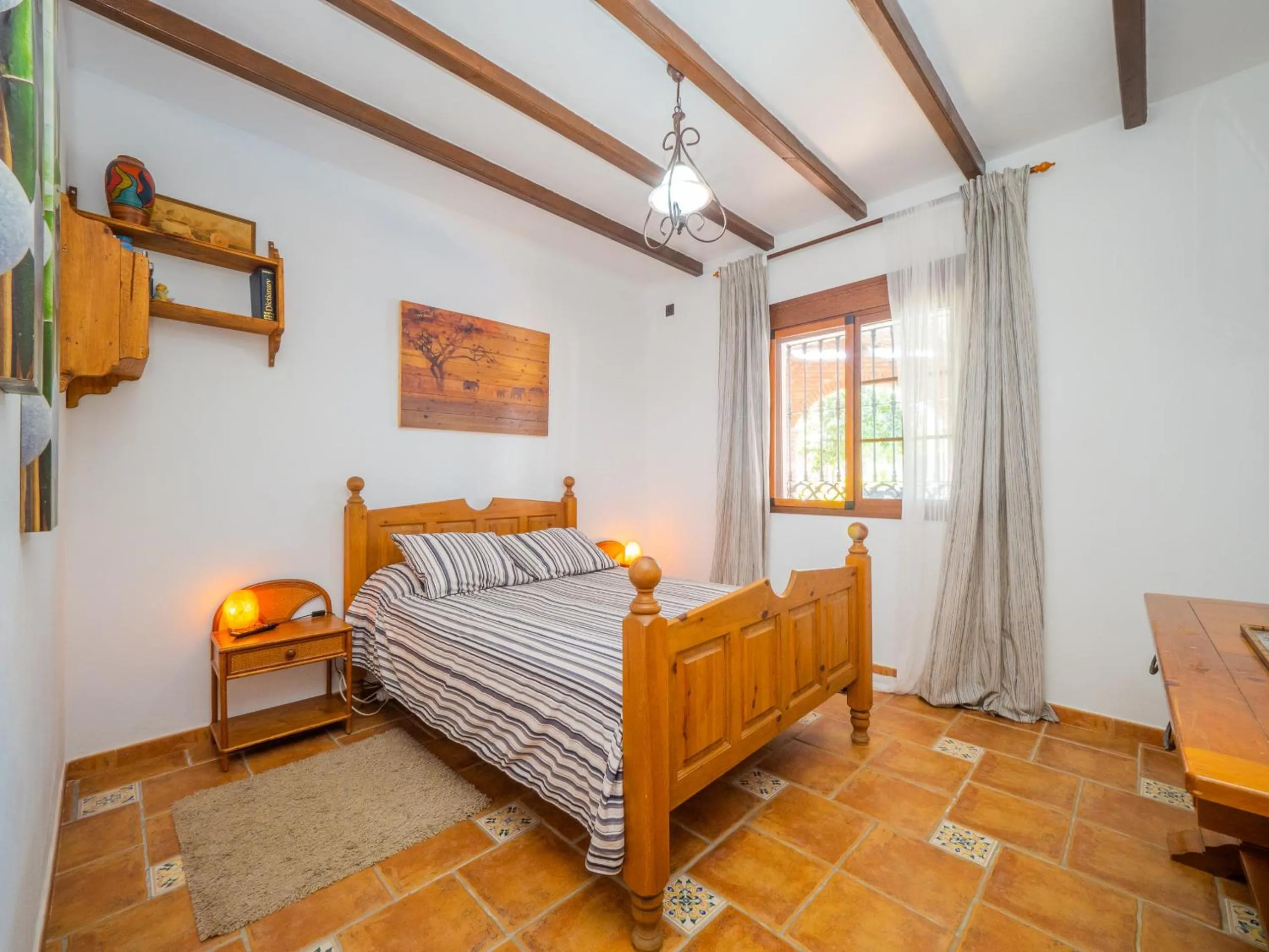 Bed in Cubo's Casa Rural Sol