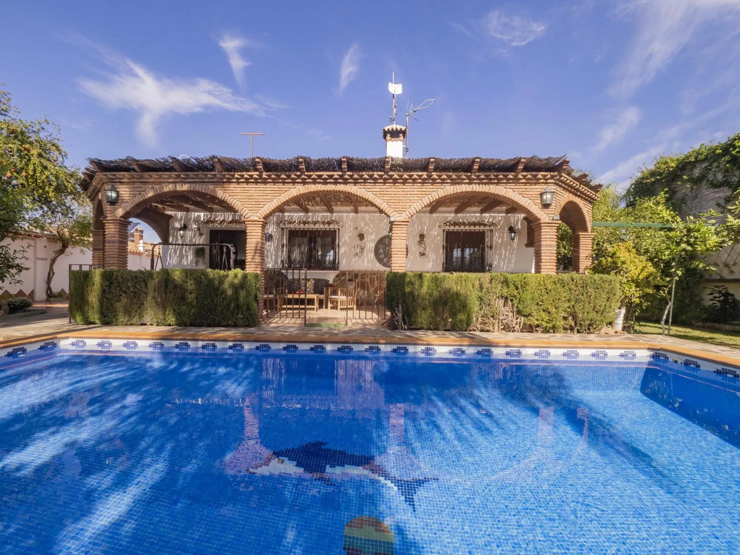 Swimming pool in Cubo's Casa Rural Sol