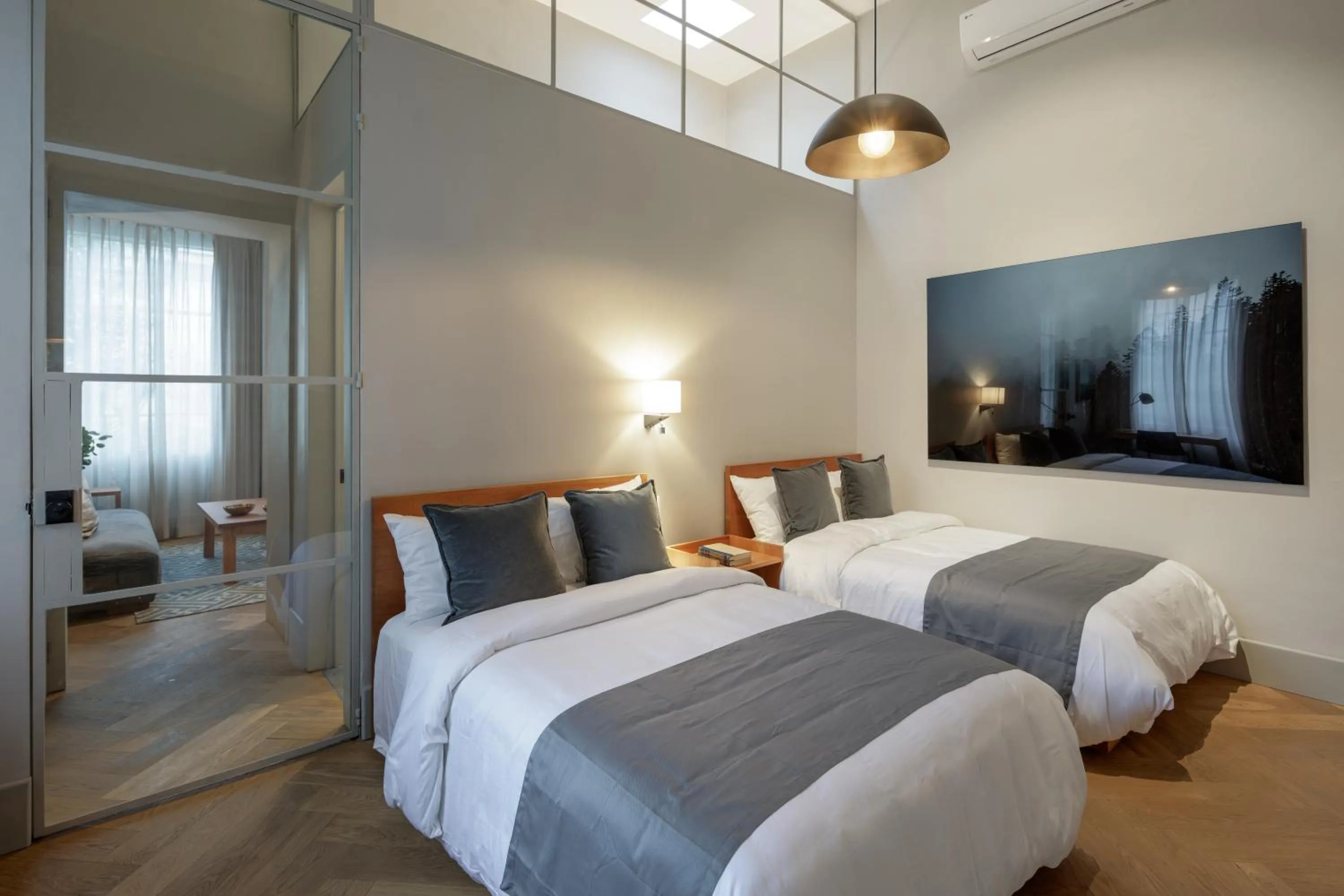 Living room, Bed in Casa Bosque Eduviges