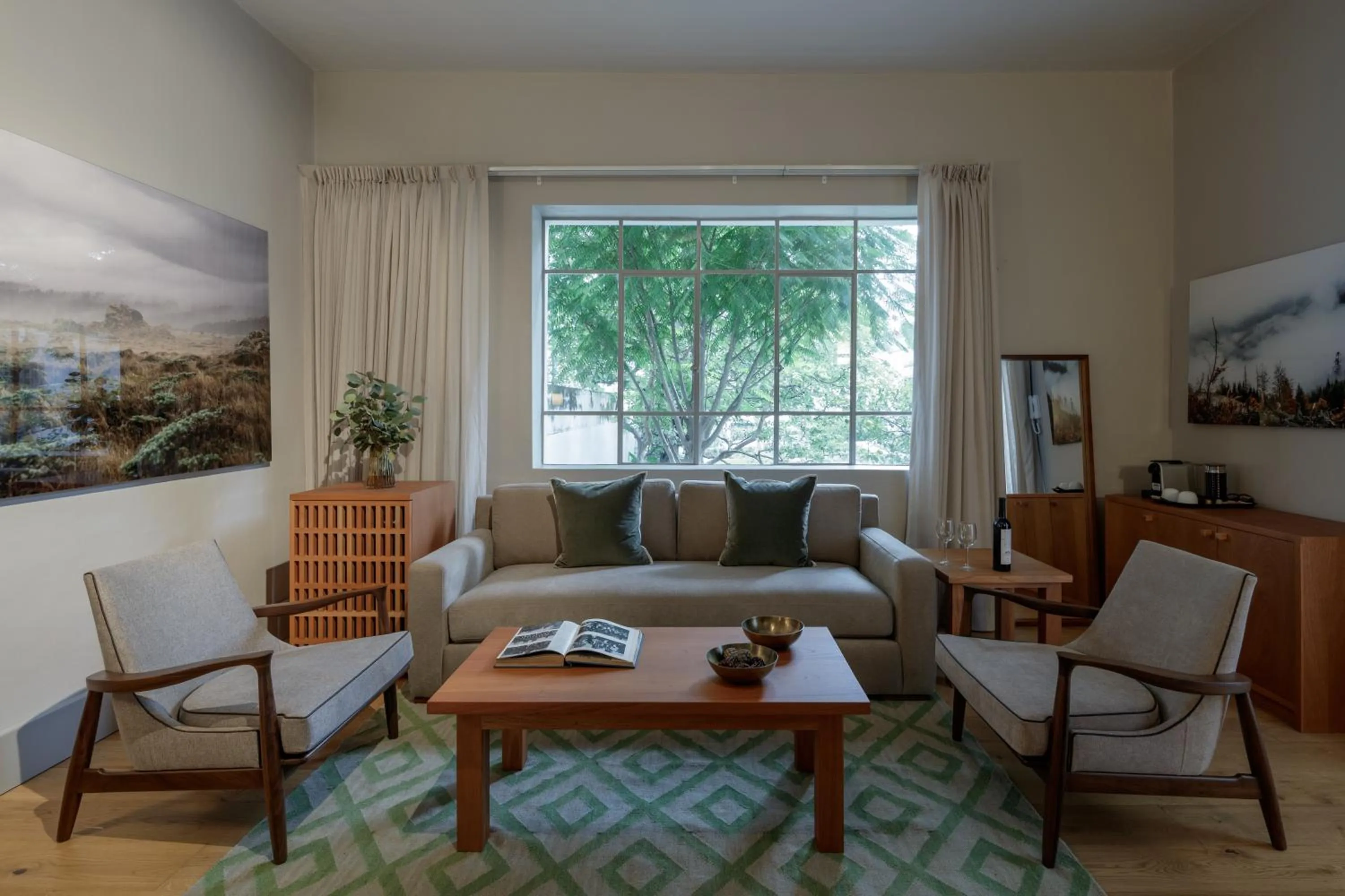 Living room in Casa Bosque Eduviges
