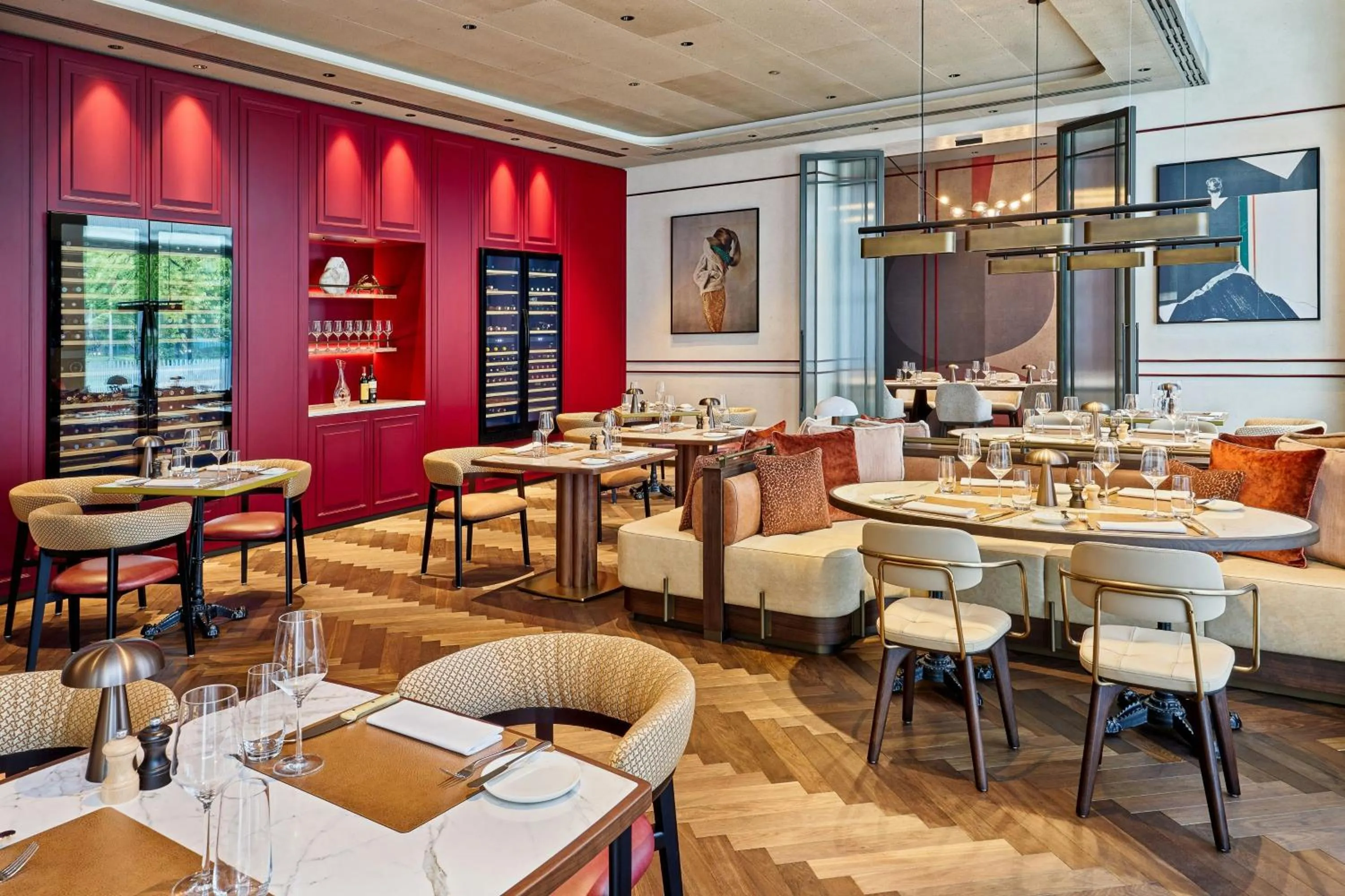 Restaurant/places to eat in Berlin Marriott Hotel