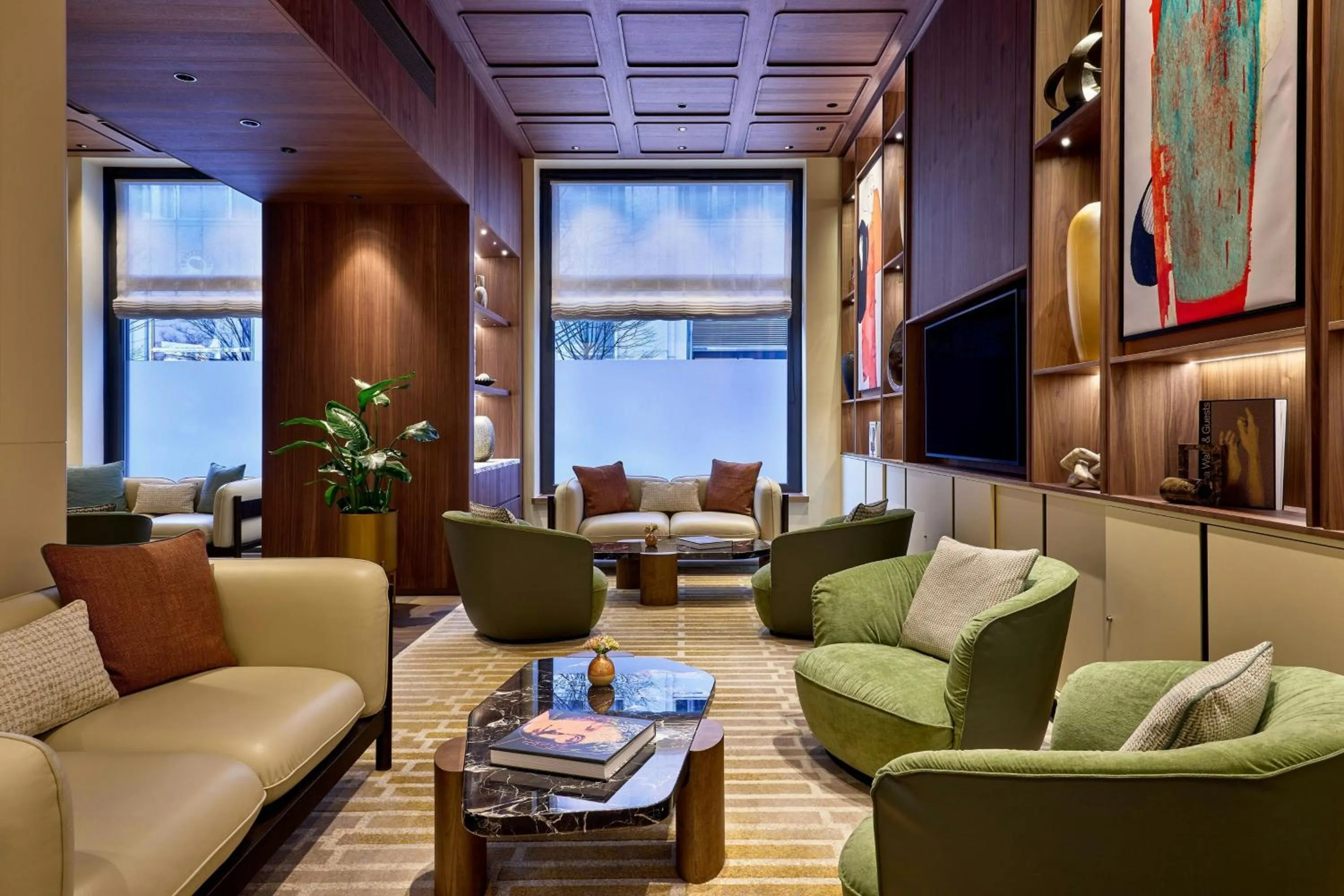 Lounge or bar in Berlin Marriott Hotel