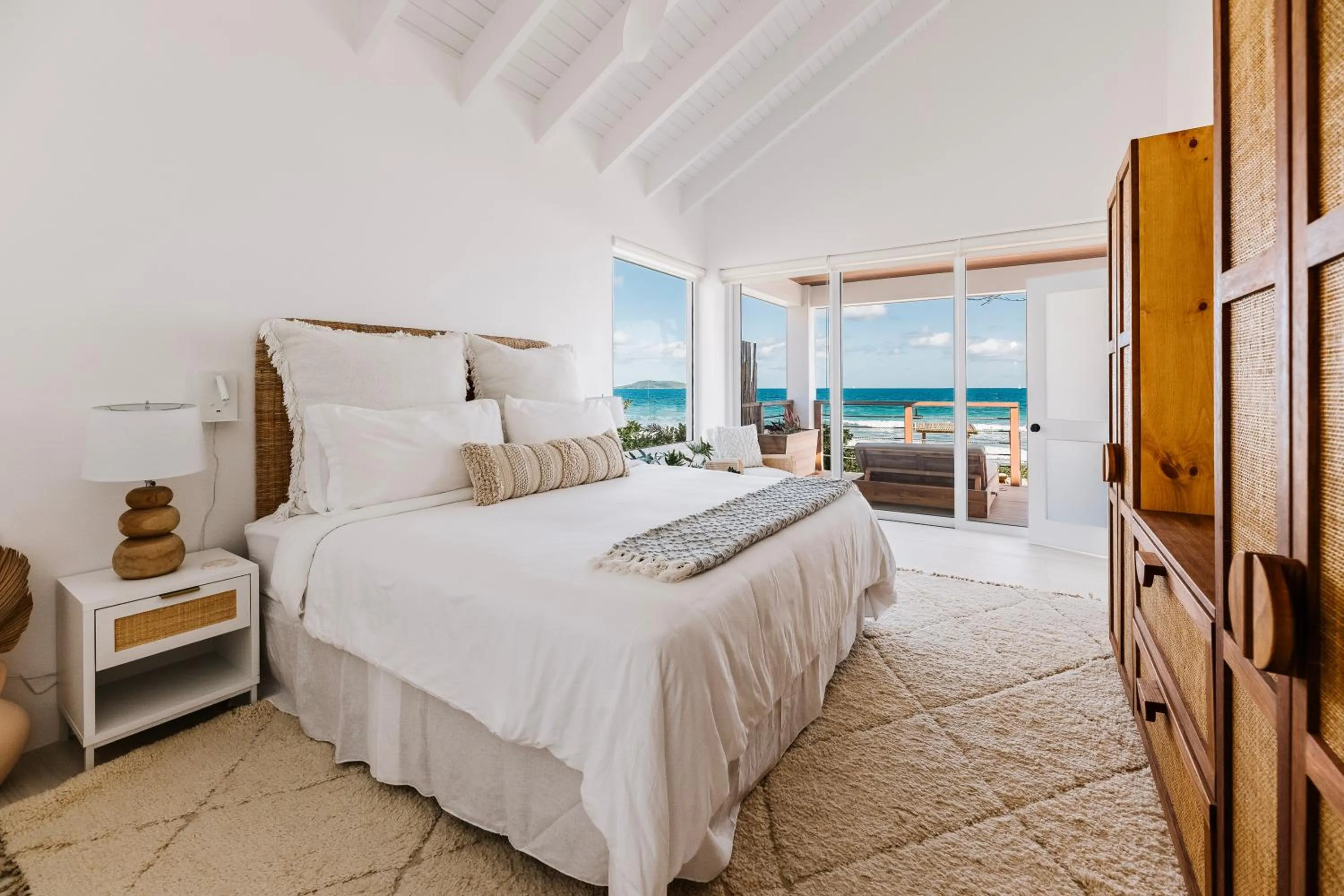 Patio, Bed in Long Bay Beach Resort