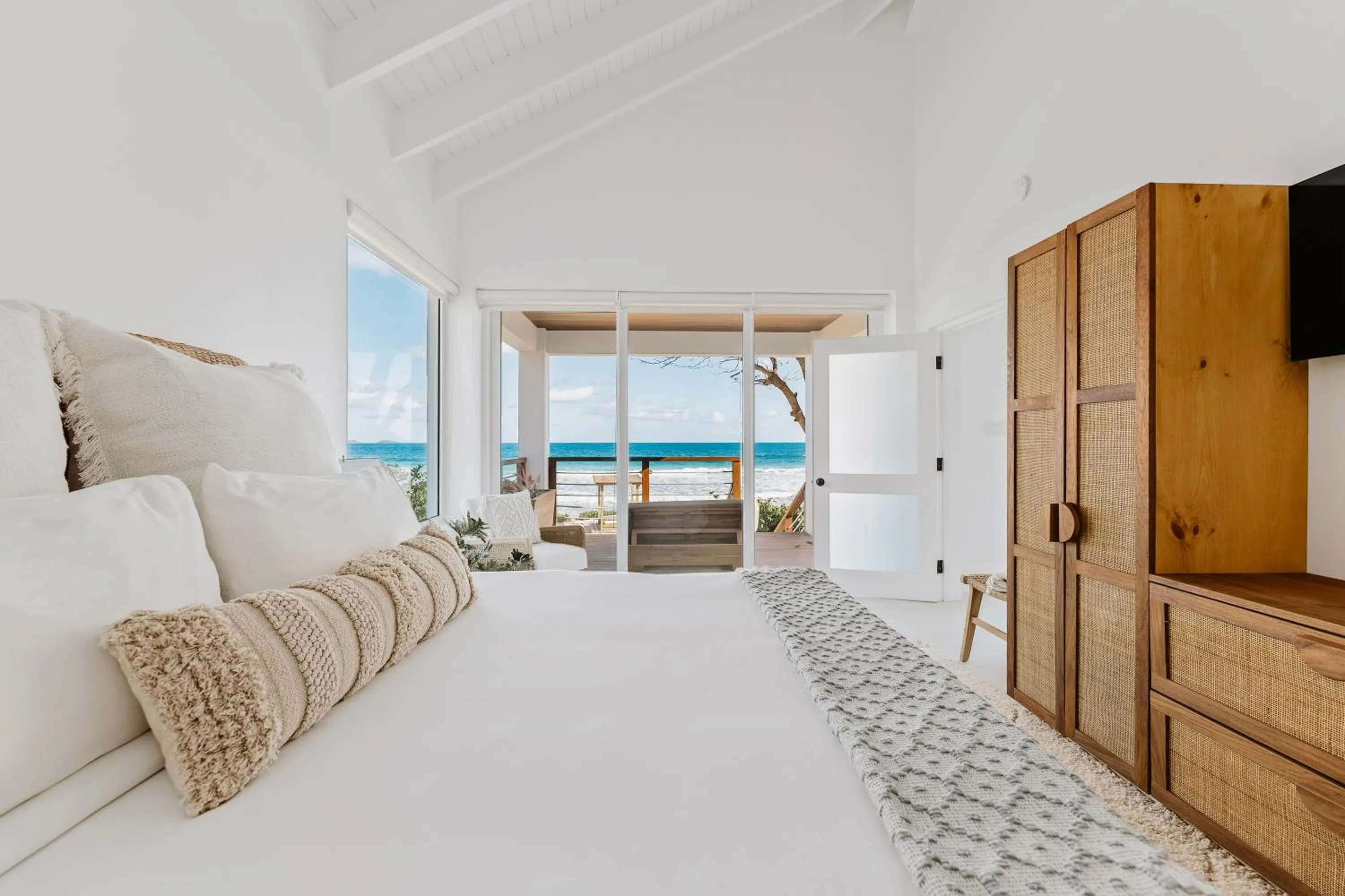 Patio, Bed in Long Bay Beach Resort