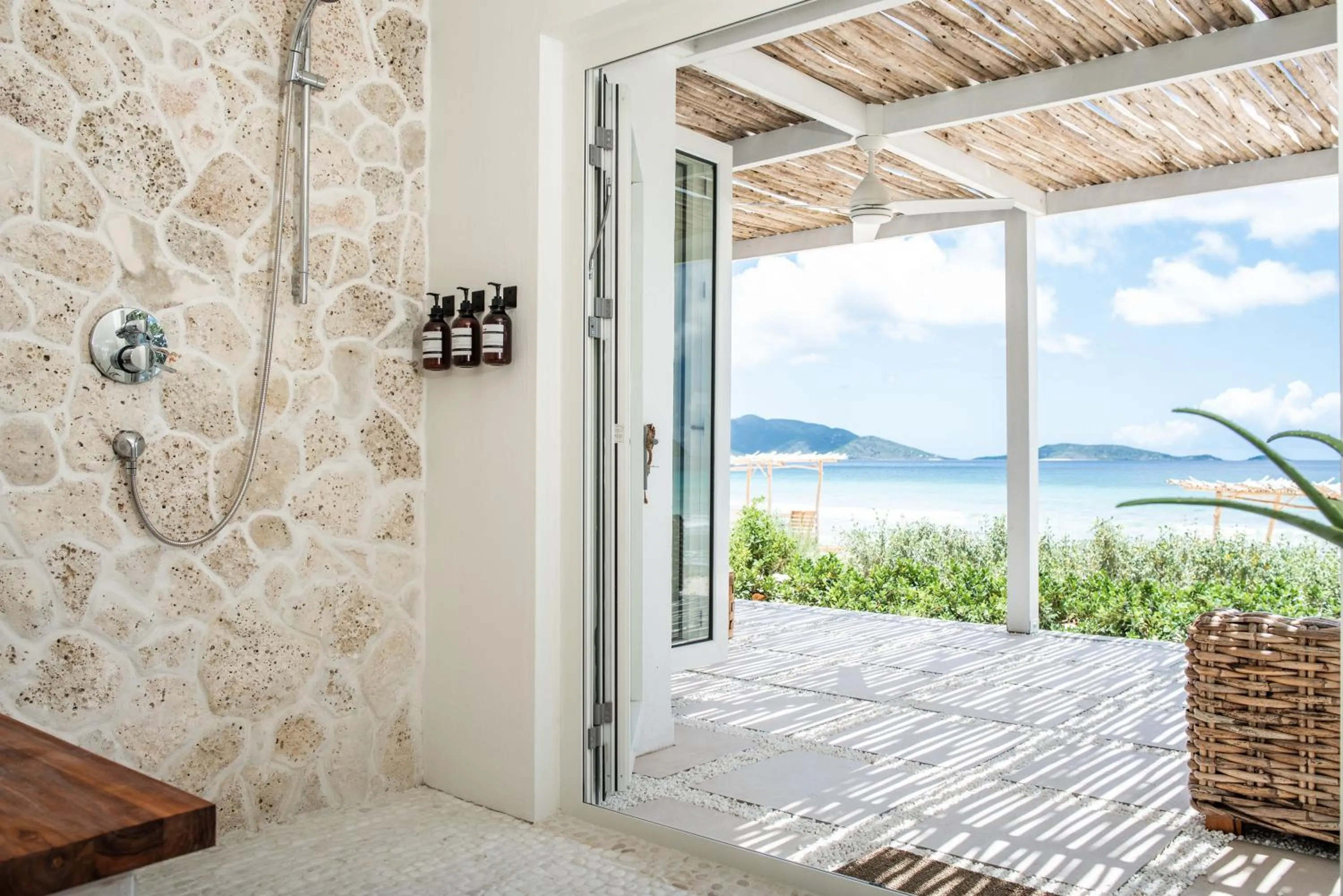 Open Air Bath in Long Bay Beach Resort