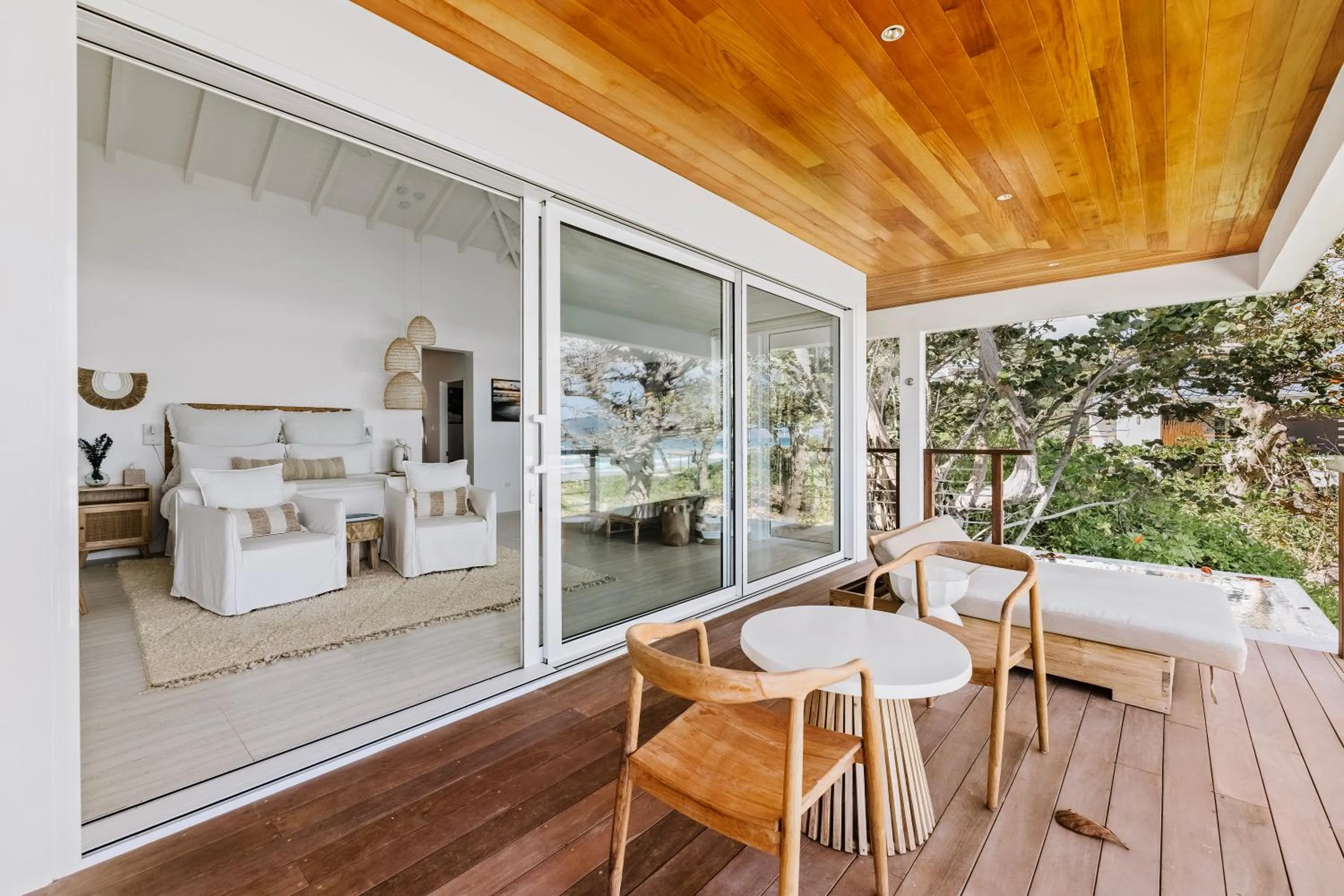 Patio in Long Bay Beach Resort