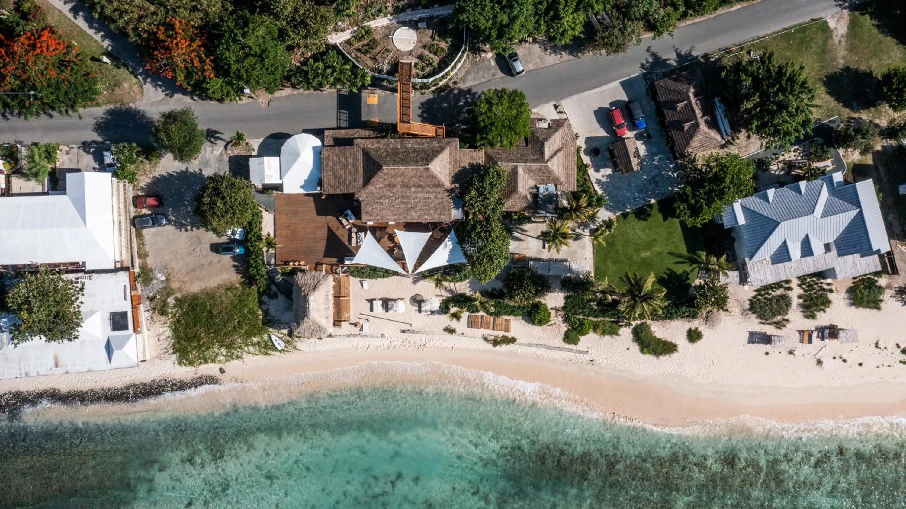 Bird's eye view in Long Bay Beach Resort
