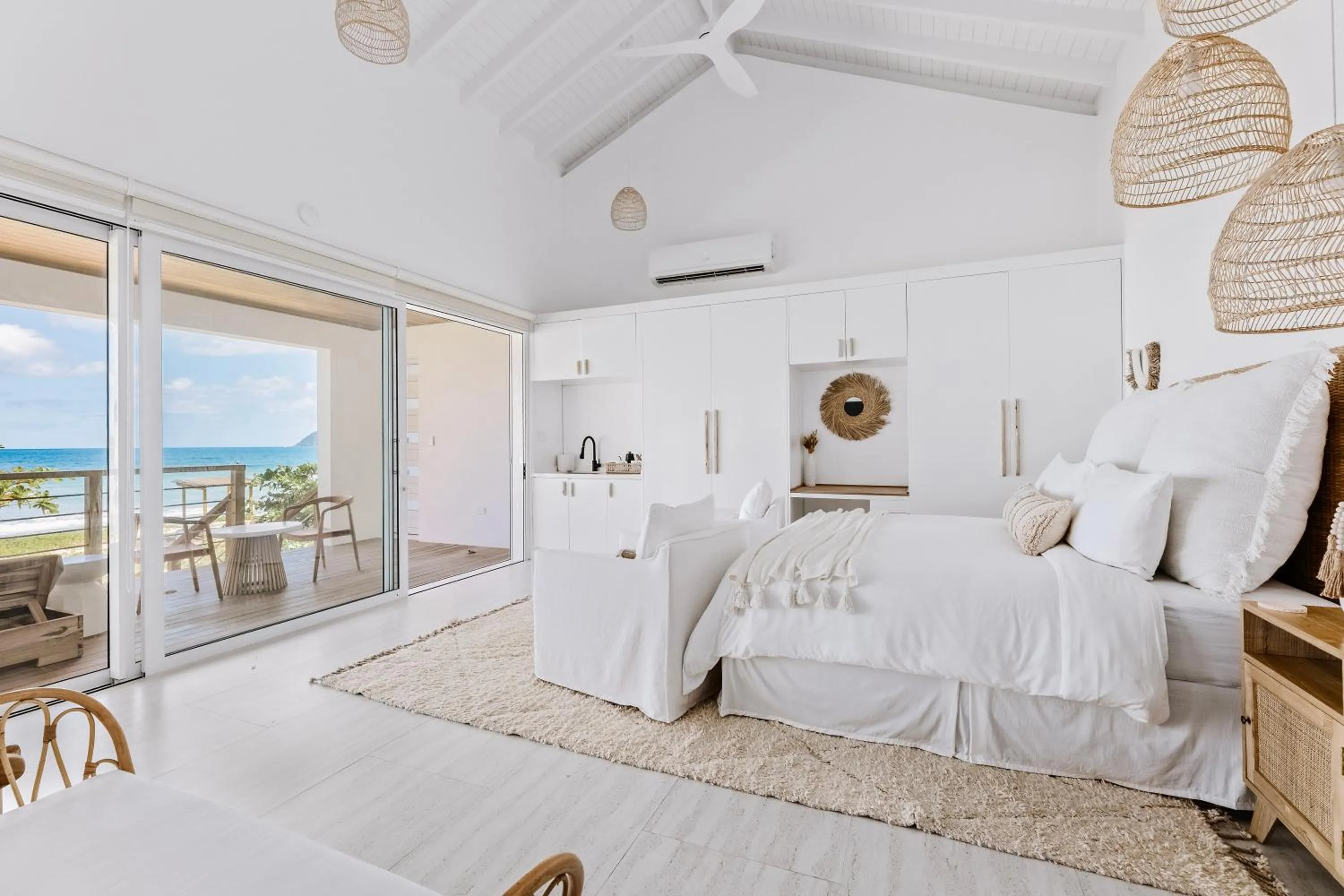 Patio, Bed in Long Bay Beach Resort