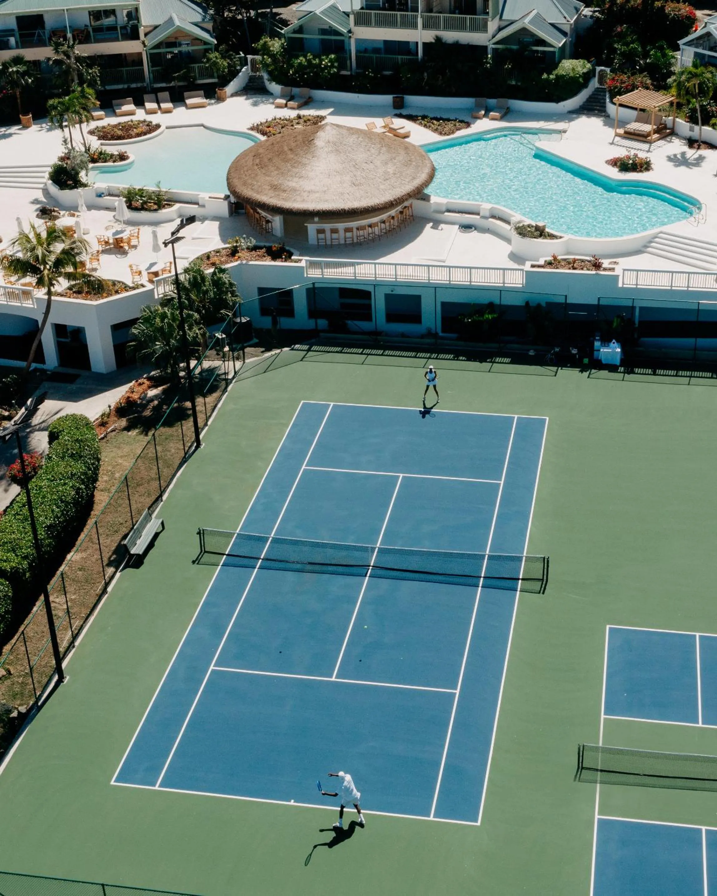 Tennis court in Long Bay Beach Resort