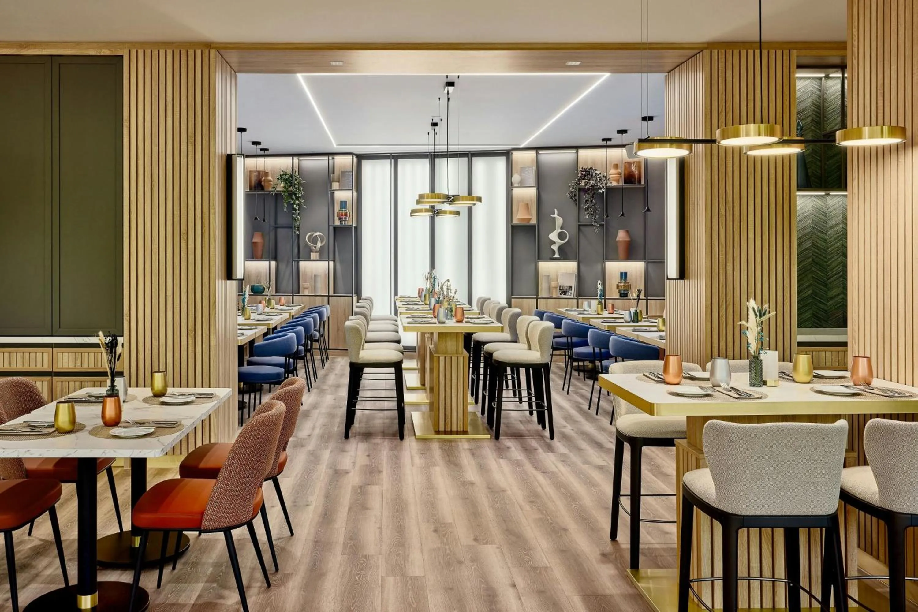 Lounge or bar in Courtyard by Marriott Berlin City Center