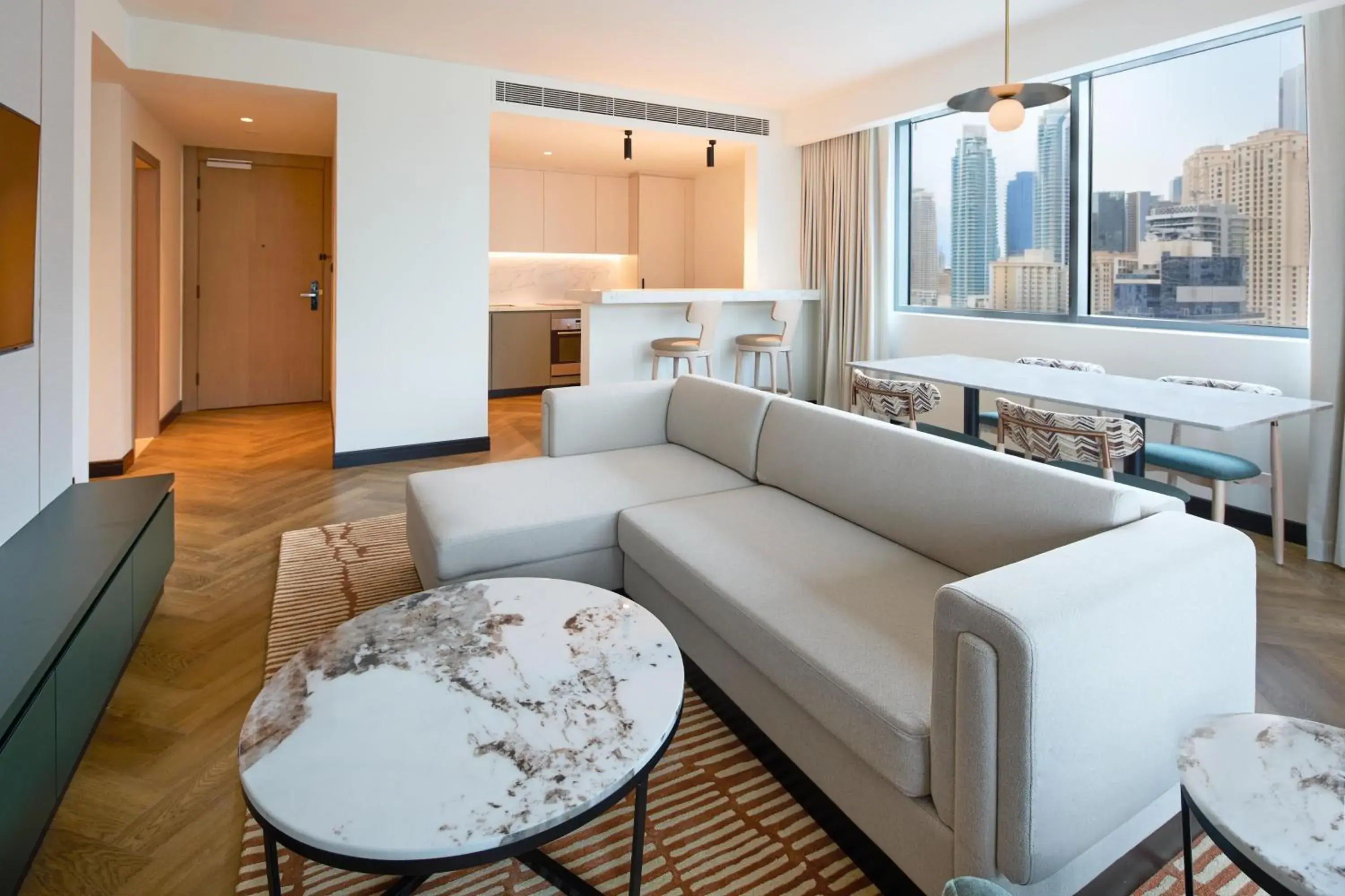 Living room in Radisson Blu Residence, Dubai Marina Living room in Radisson Blu Residence, Dubai Marina