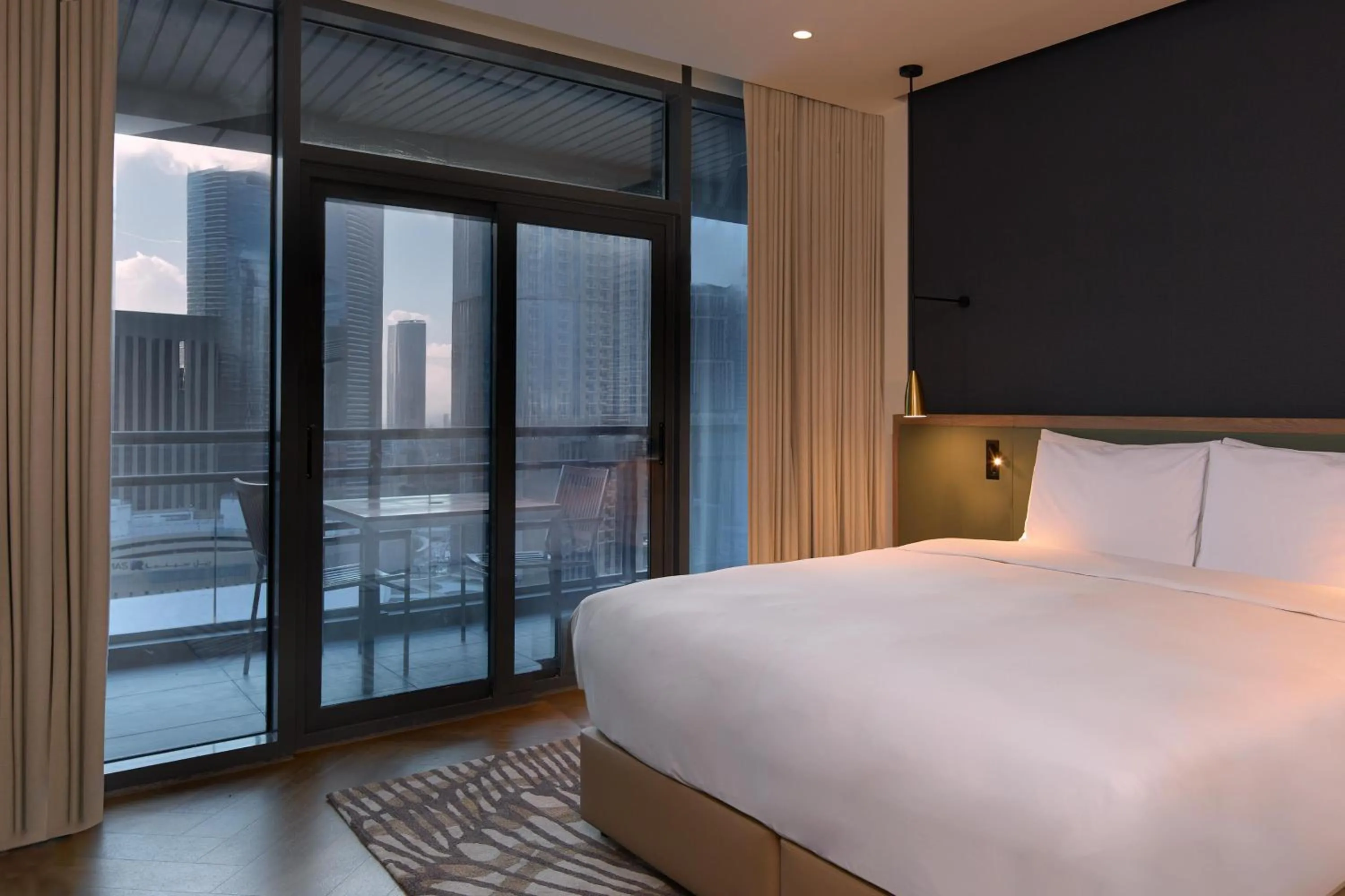 Bed in Radisson Blu Residence, Dubai Marina