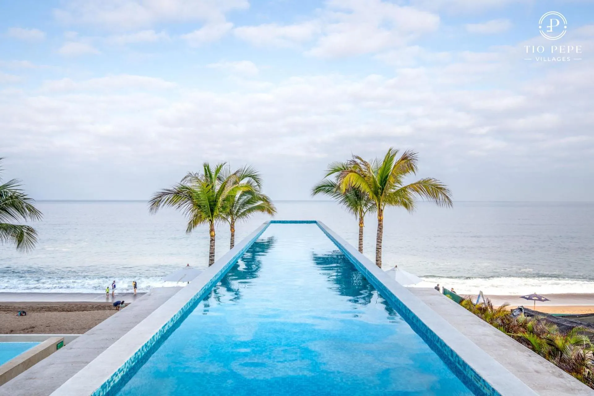 Pool view in Harbor Puerto Vallarta 1008