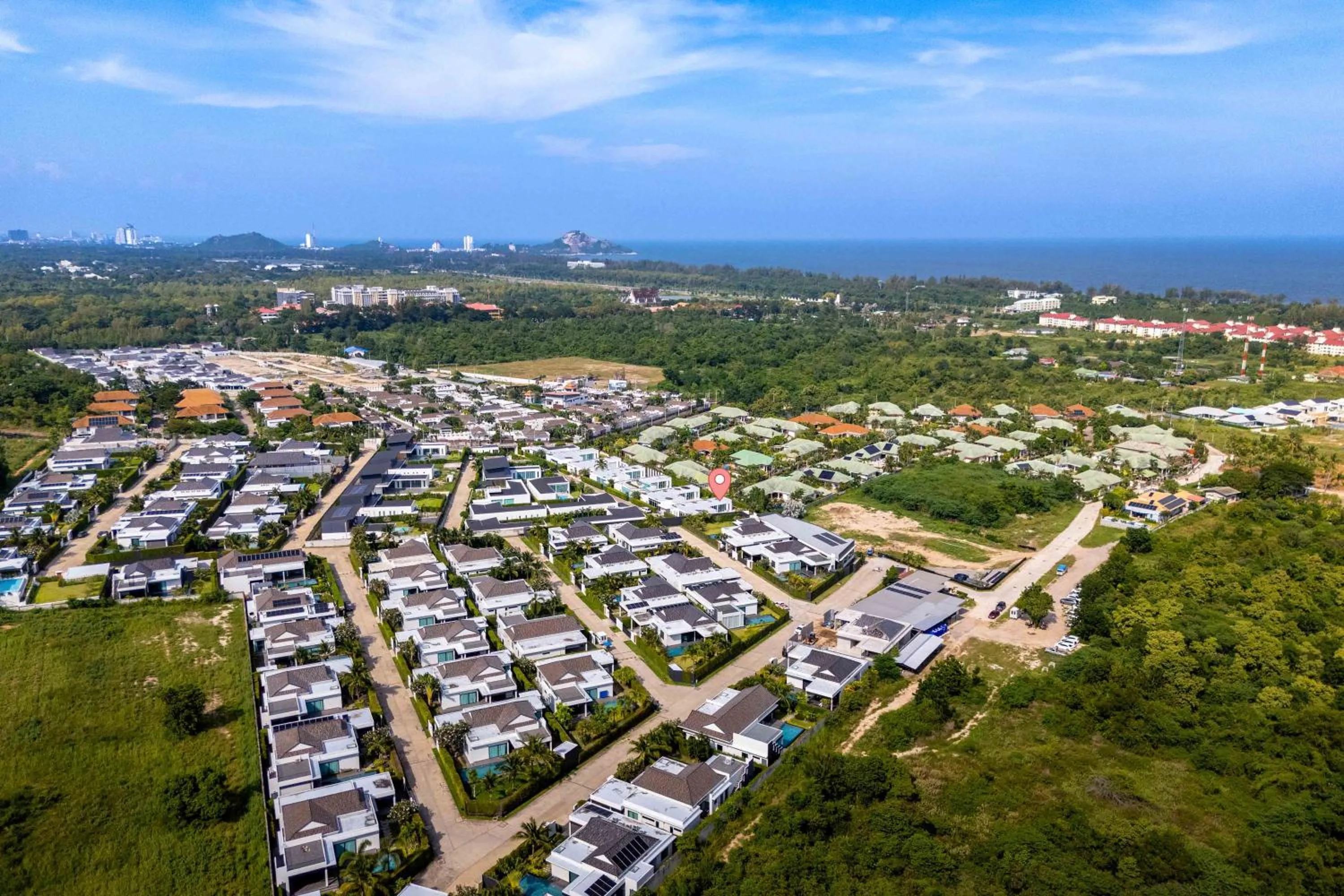 Bird's eye view in Harmony Villa 5 Bedroom Modern Pool Villa - KH-A7