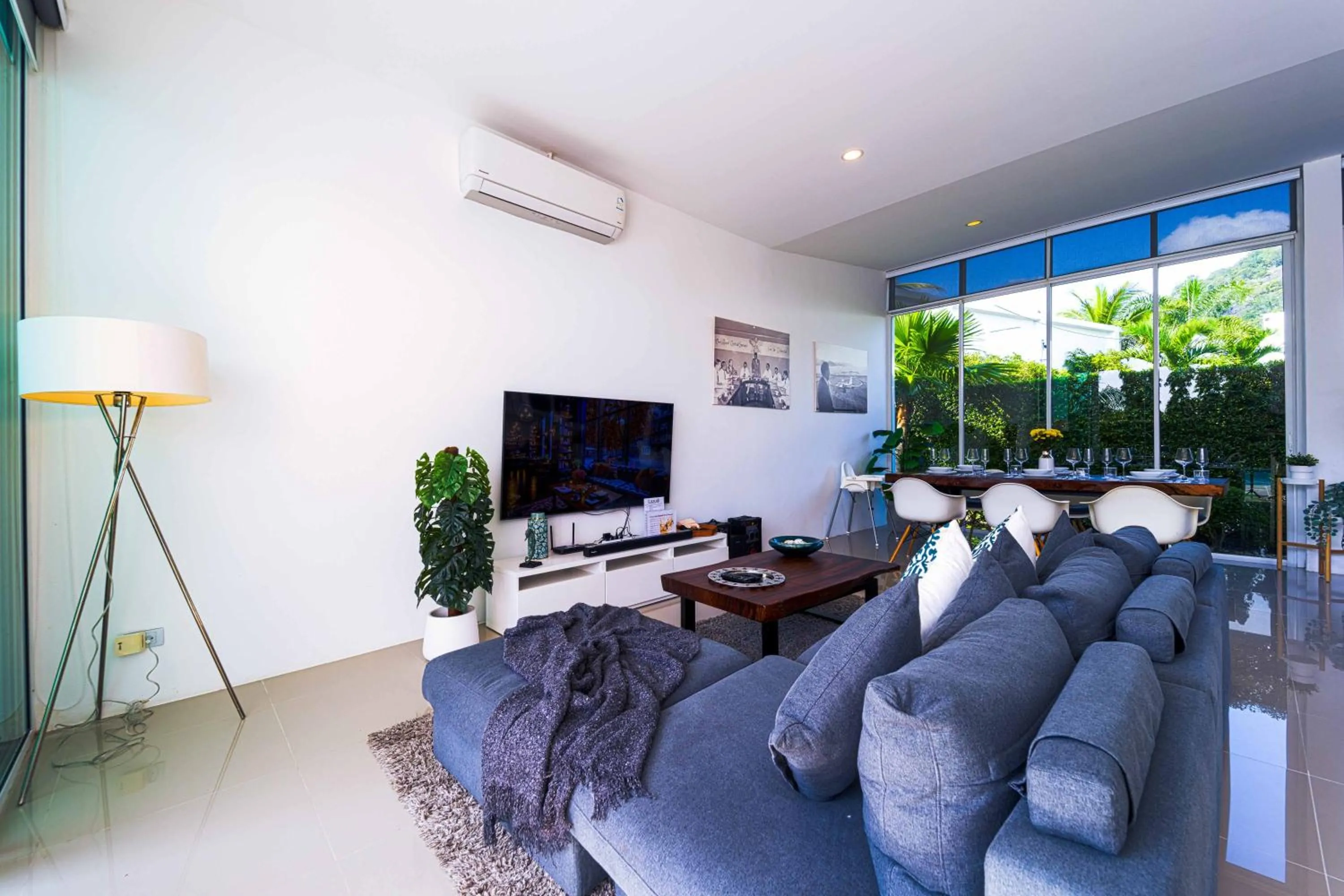 Living room in Harmony Villa 5 Bedroom Modern Pool Villa - KH-A7