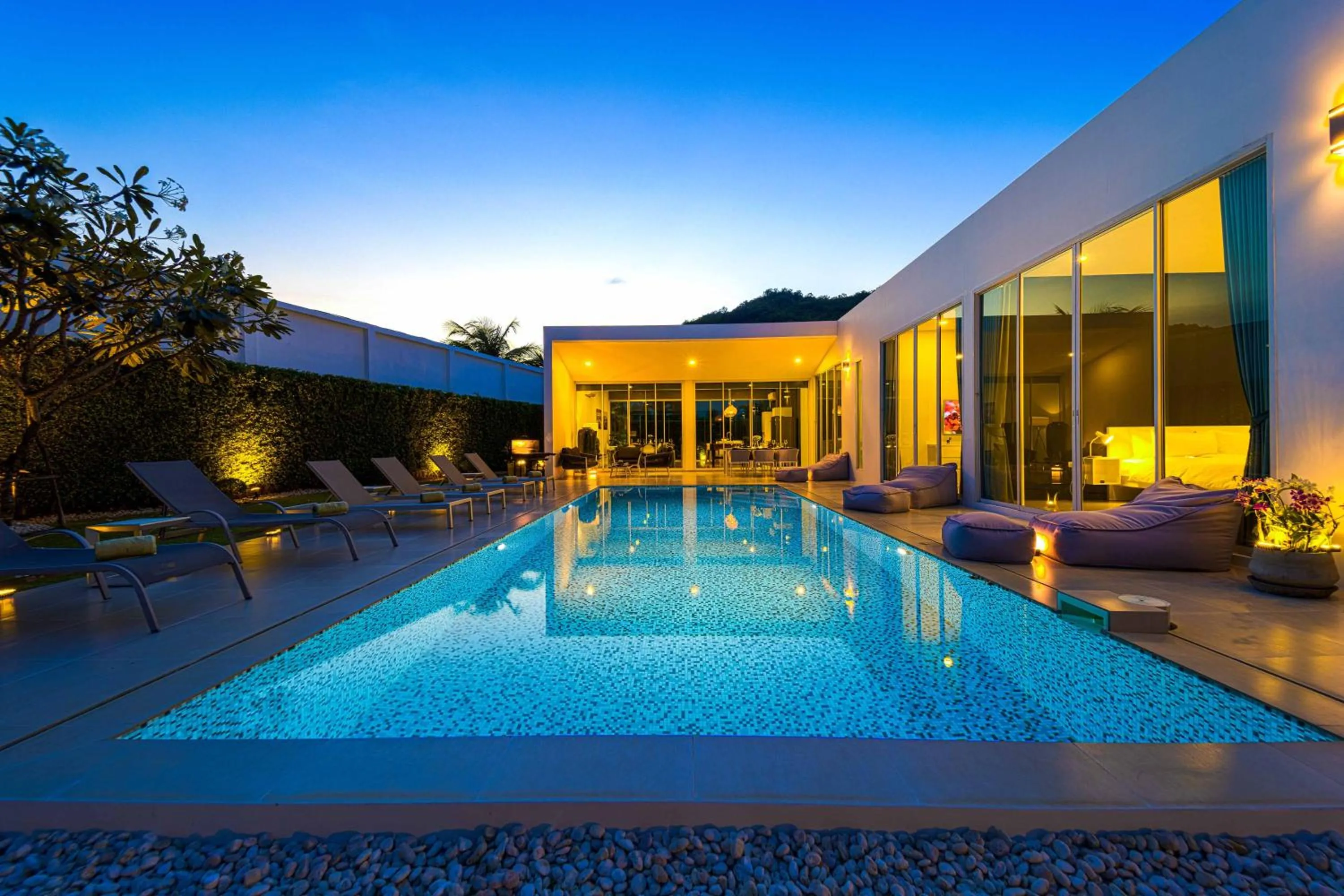 Pool view in Harmony Villa 5 Bedroom Modern Pool Villa - KH-A7