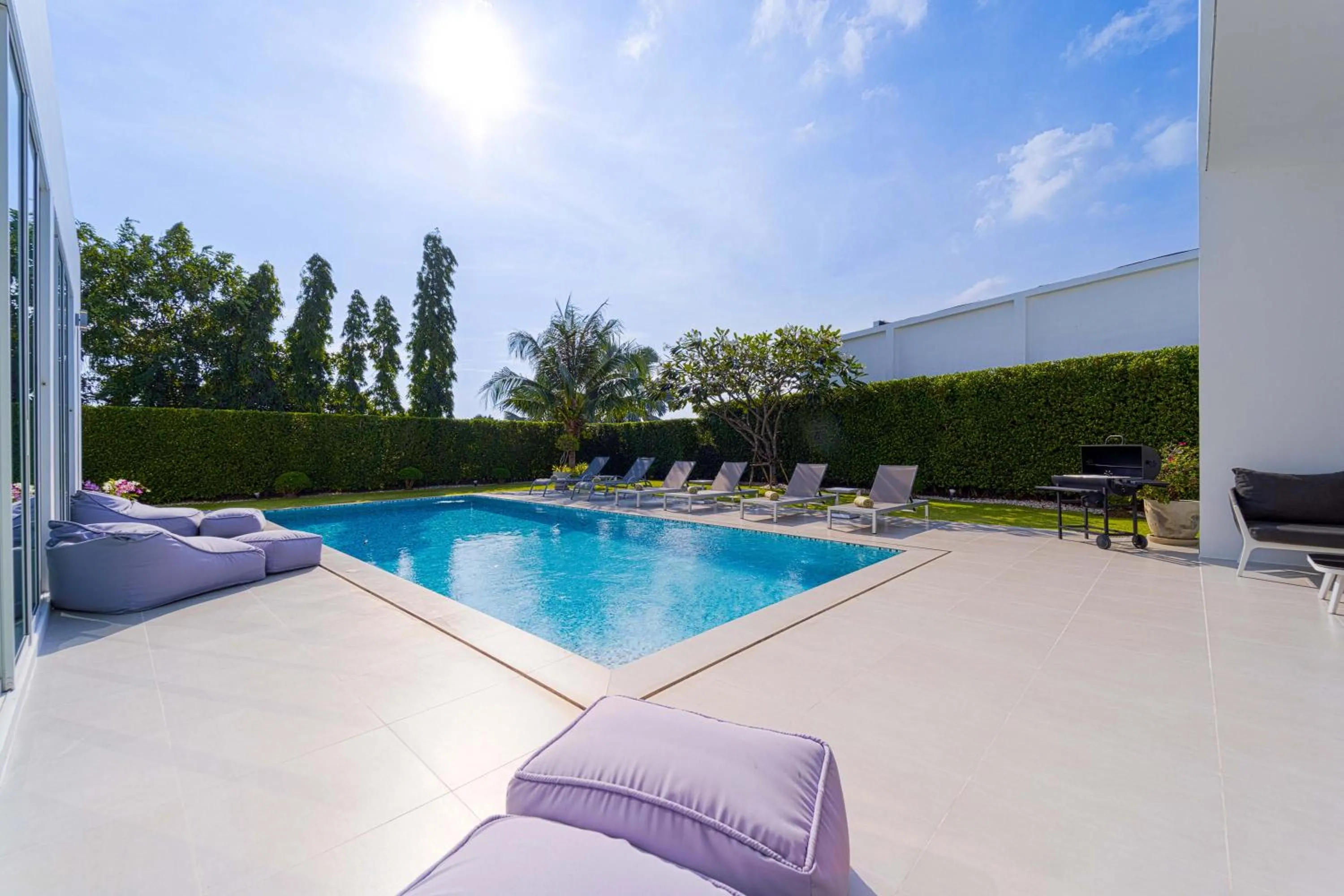 Pool view in Harmony Villa 5 Bedroom Modern Pool Villa - KH-A7