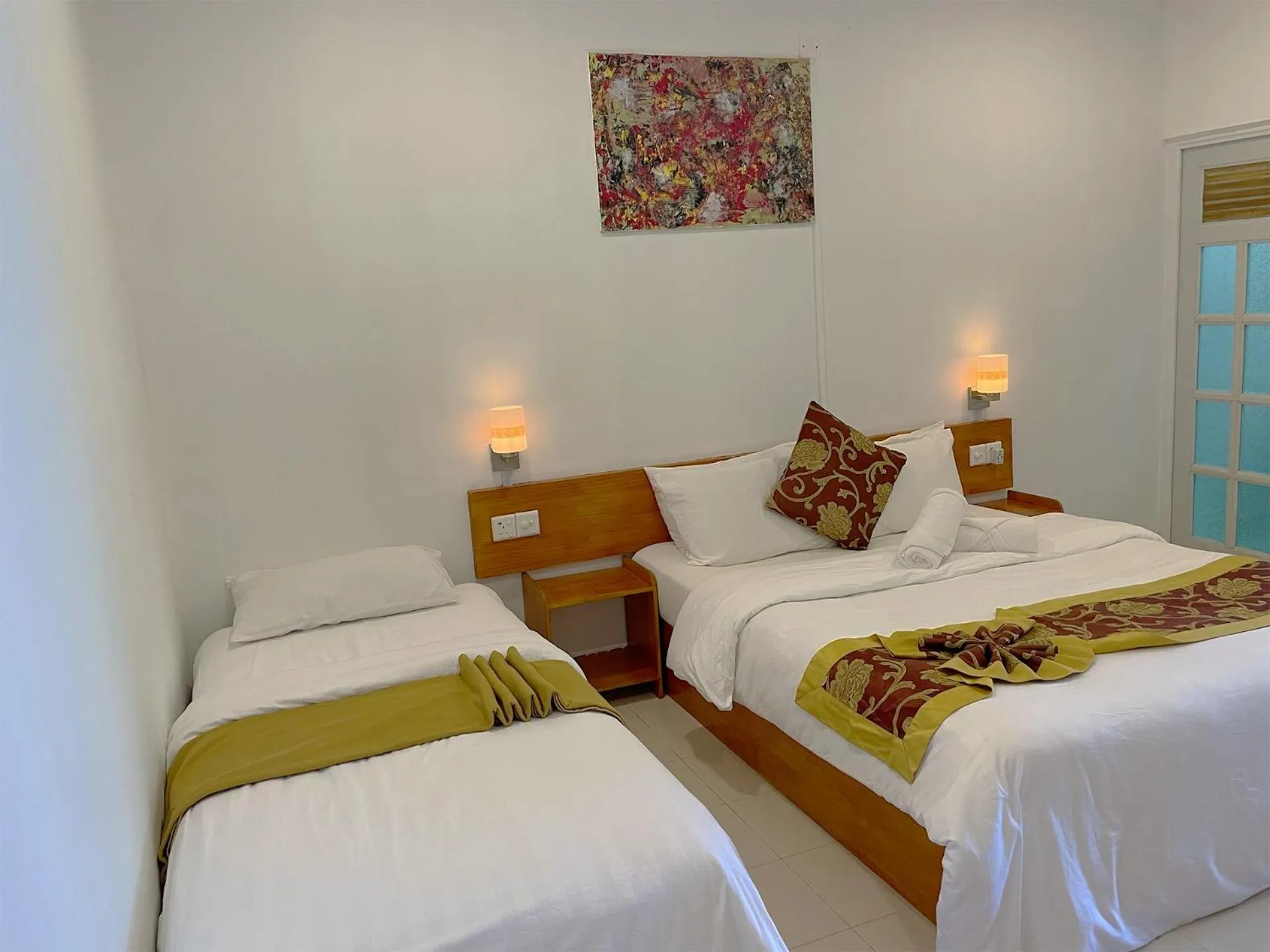 Bedroom, Bed in Paradise Retreat, Maafushi