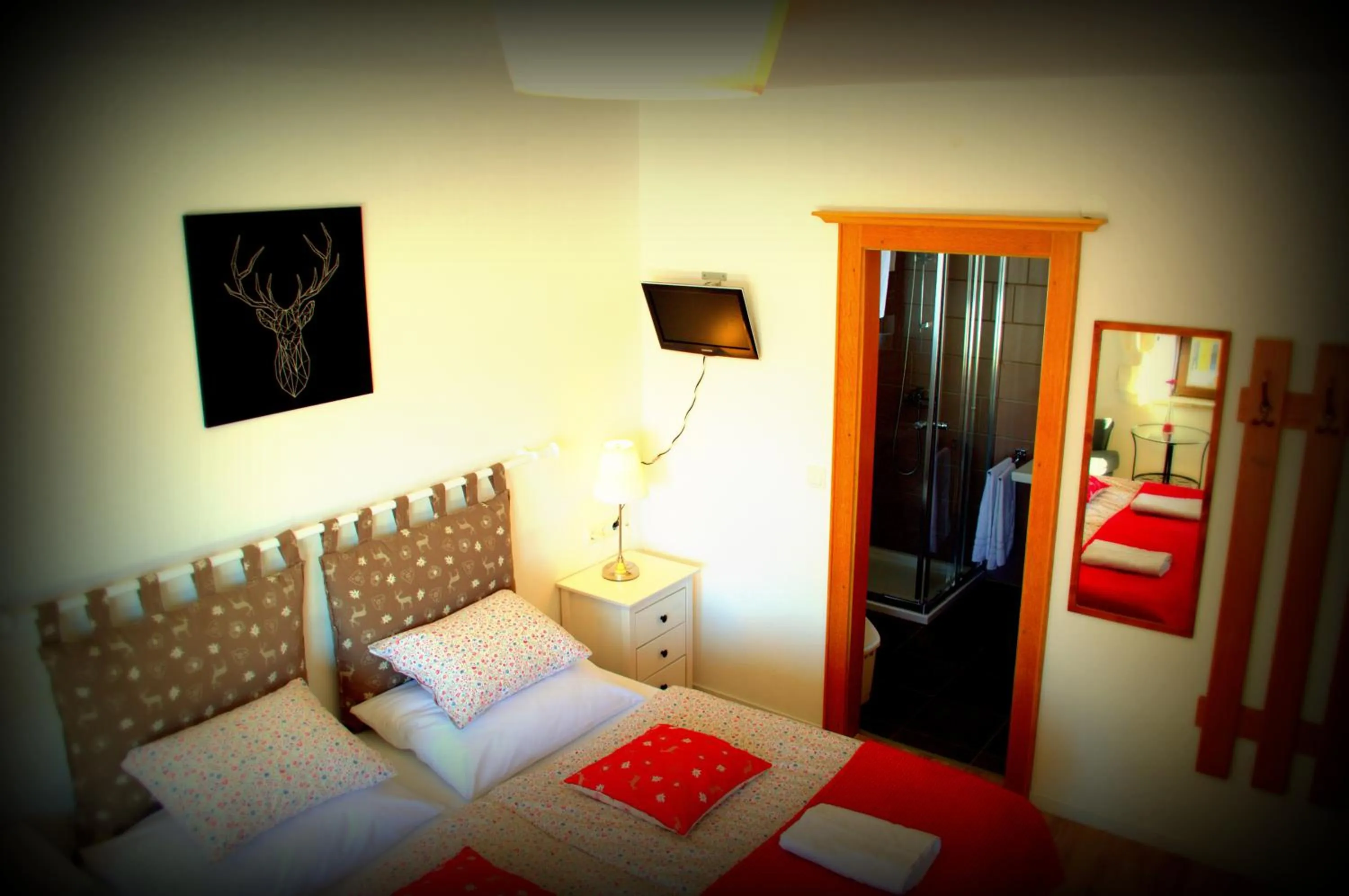 Bathroom, Bed in Haus Susanne