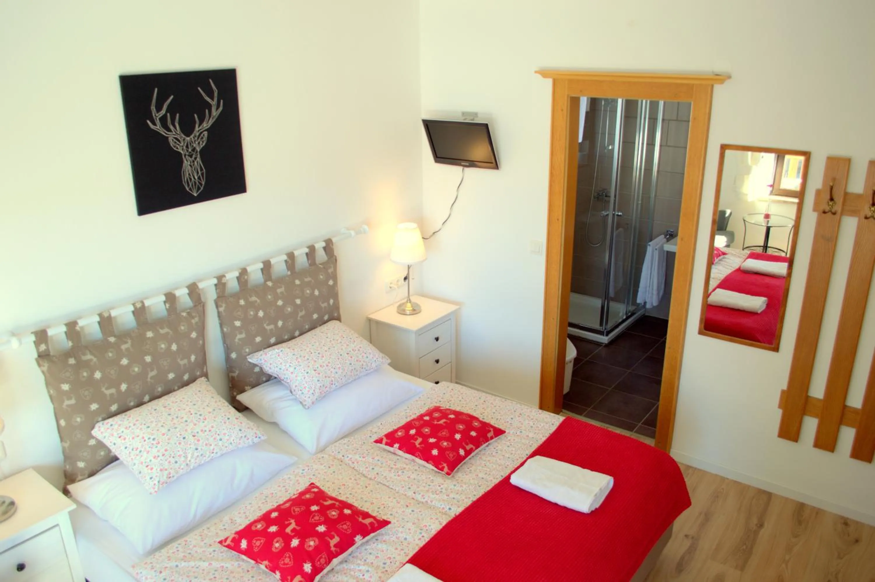 Bathroom, Bed in Haus Susanne