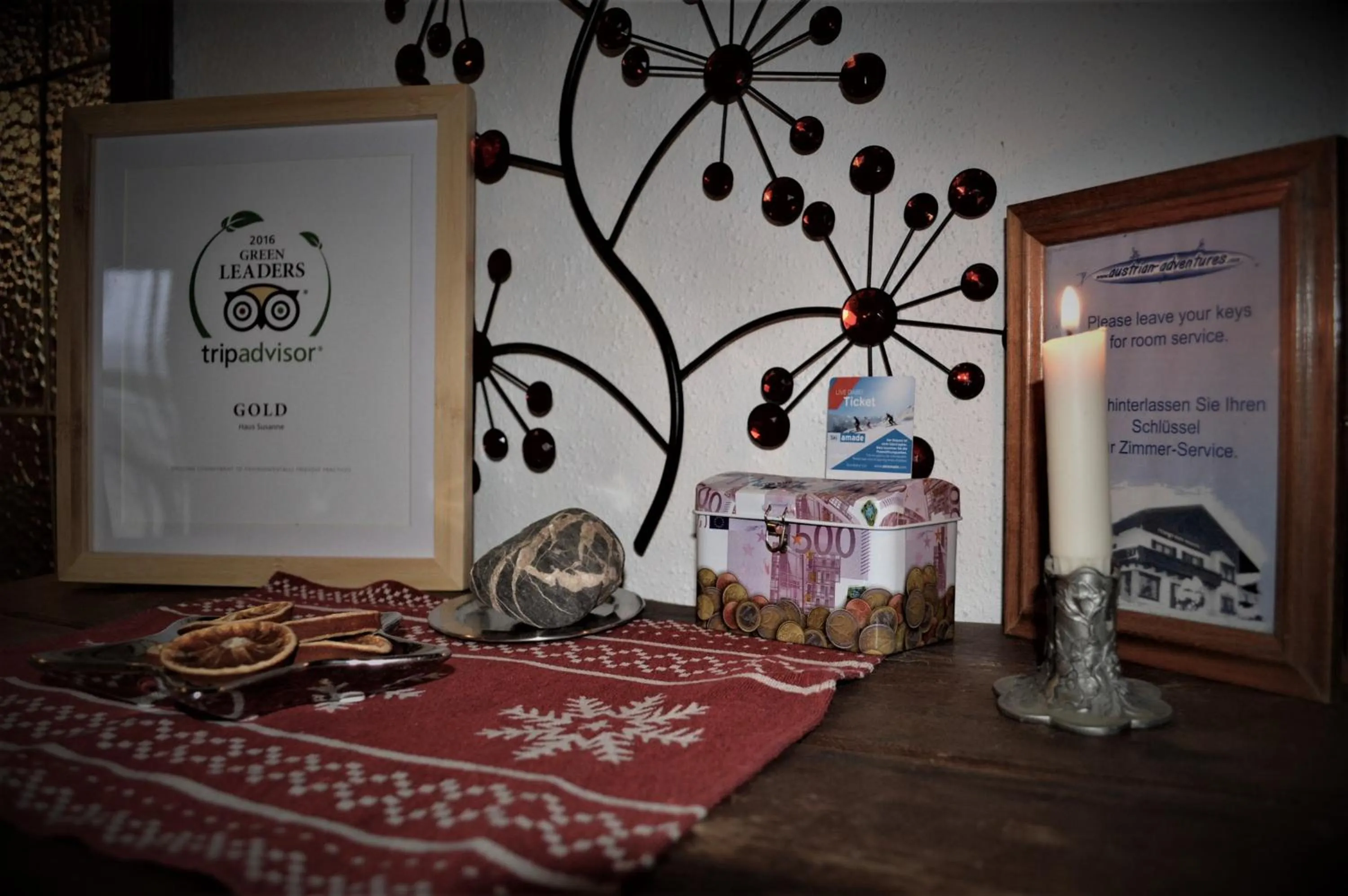 Lobby or reception in Haus Susanne