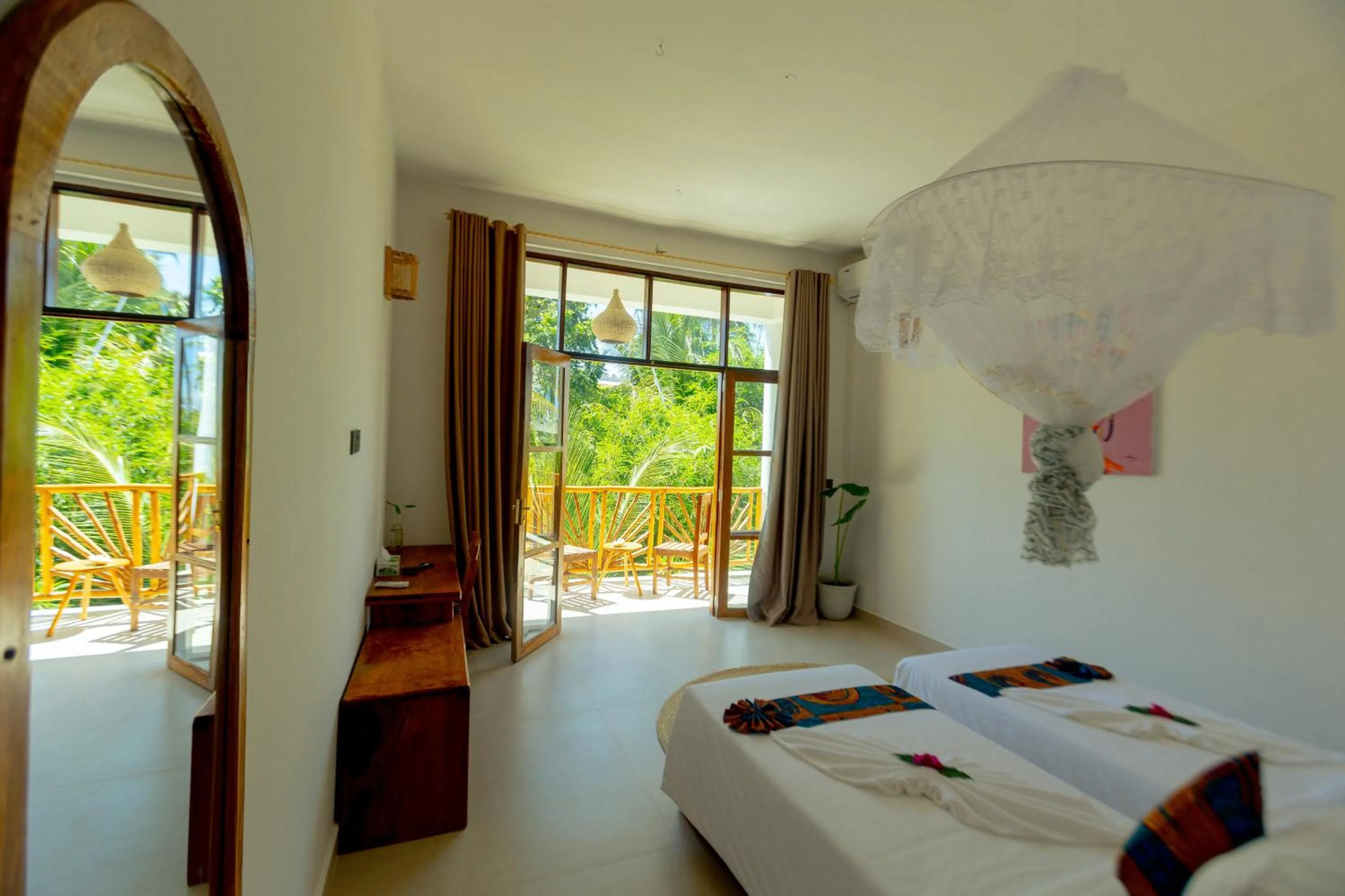 Garden, Bed in Sky & Sand Zanzibar