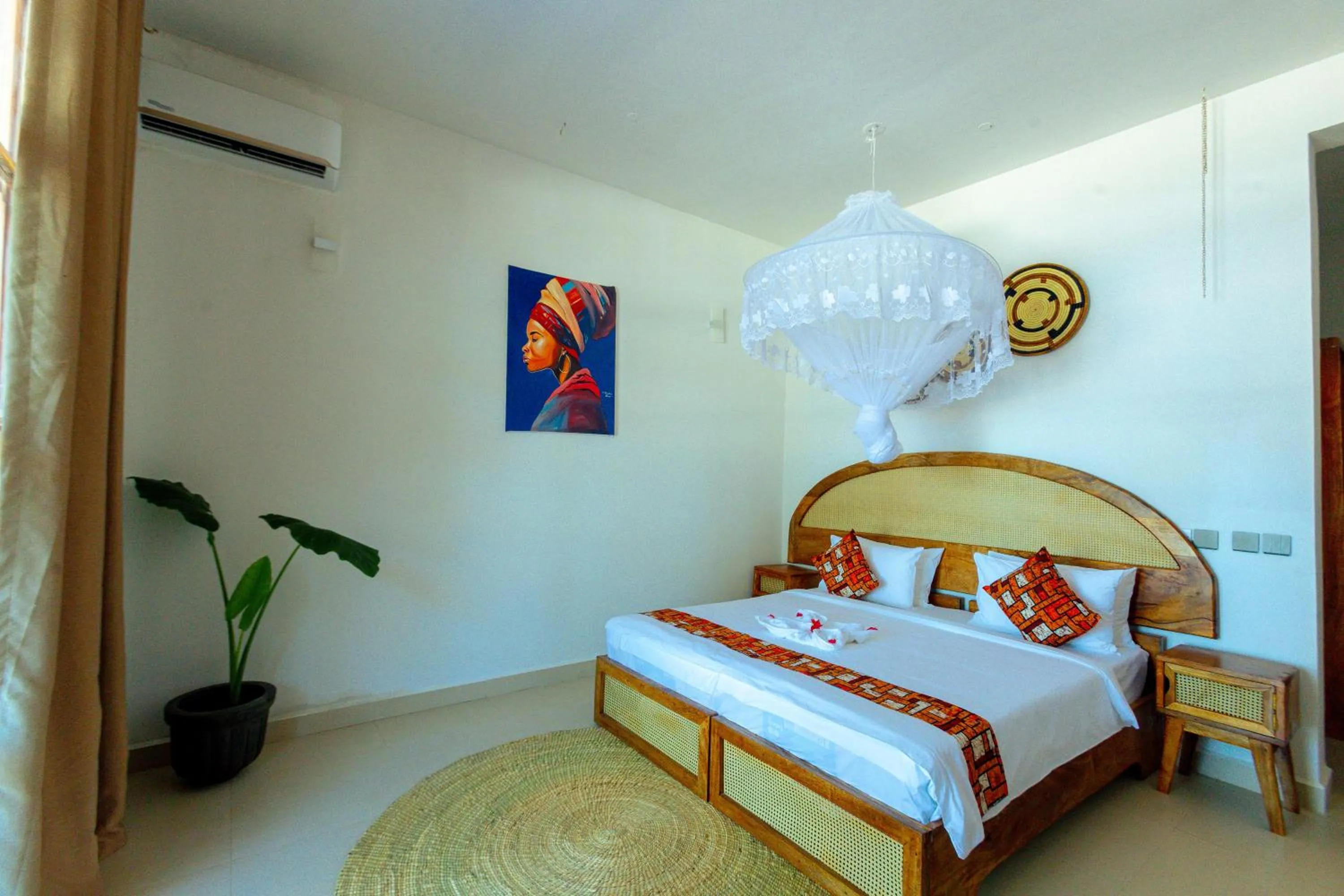 Bed in Sky & Sand Zanzibar