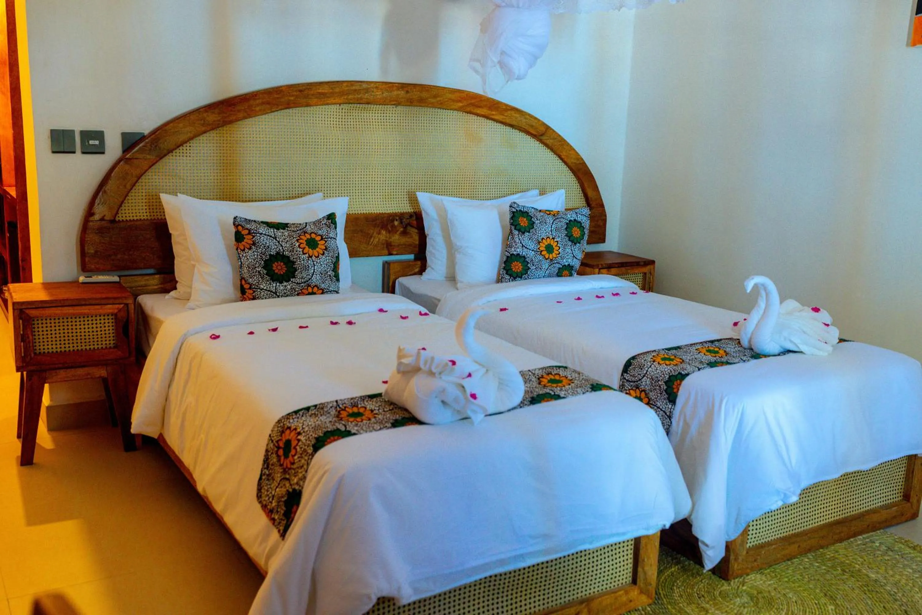 Bed in Sky & Sand Zanzibar