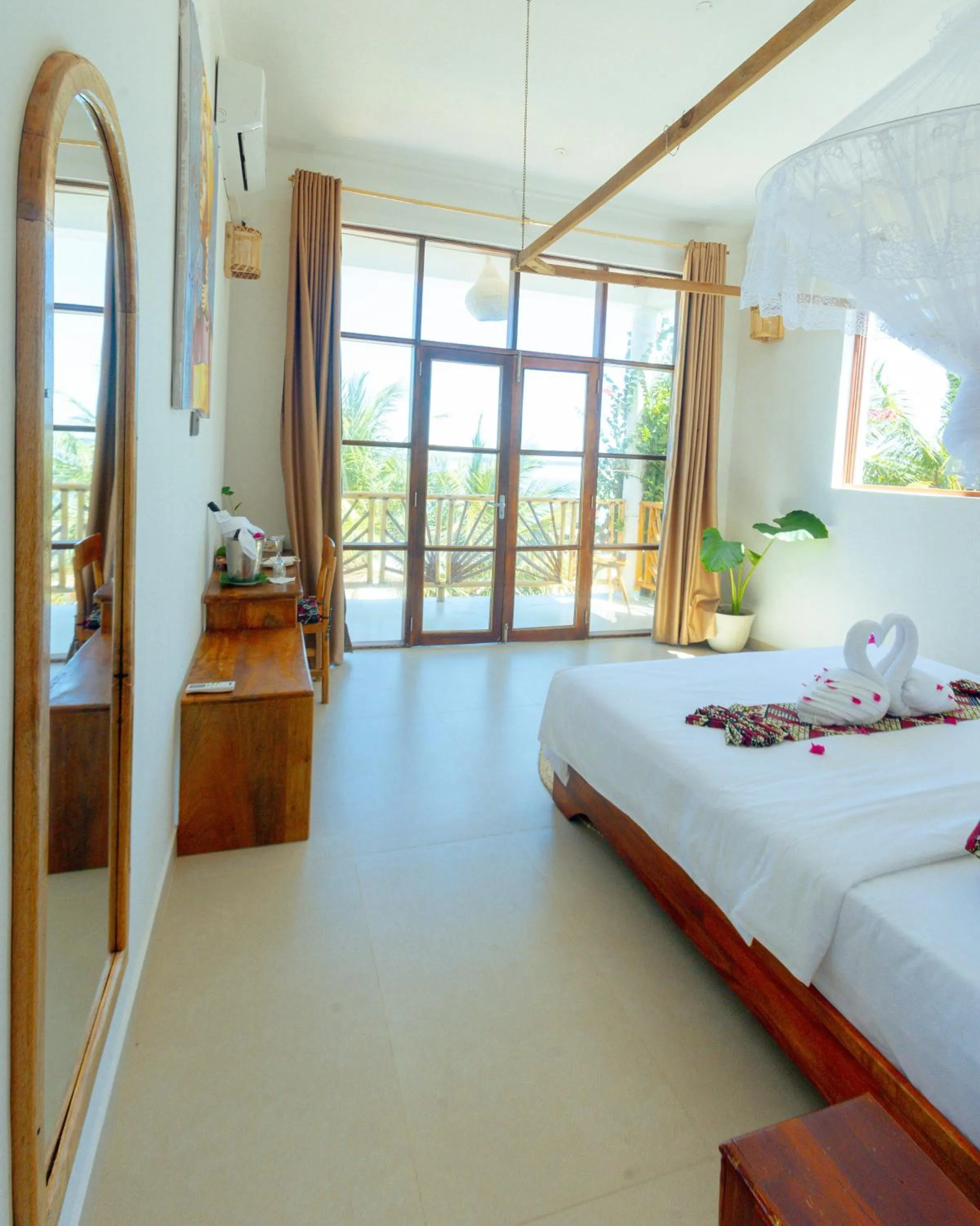 Bed in Sky & Sand Zanzibar