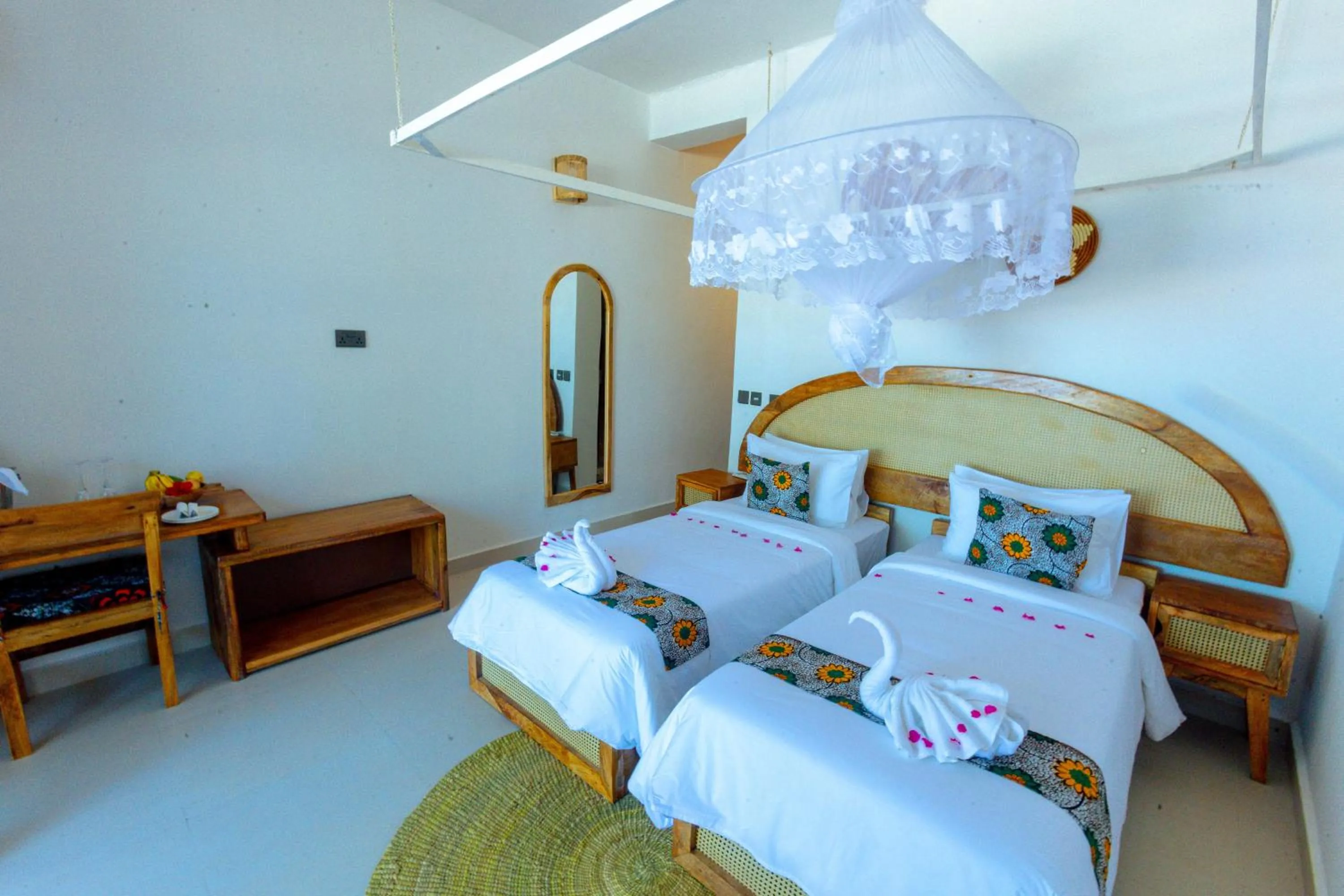 View (from property/room), Bed in Sky & Sand Zanzibar