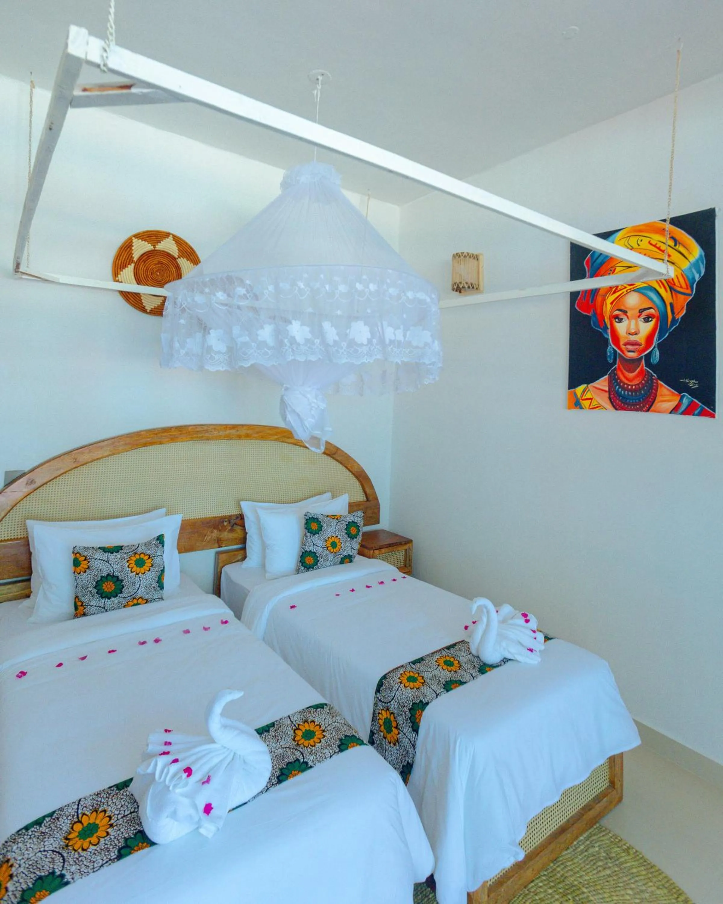 View (from property/room), Bed in Sky & Sand Zanzibar