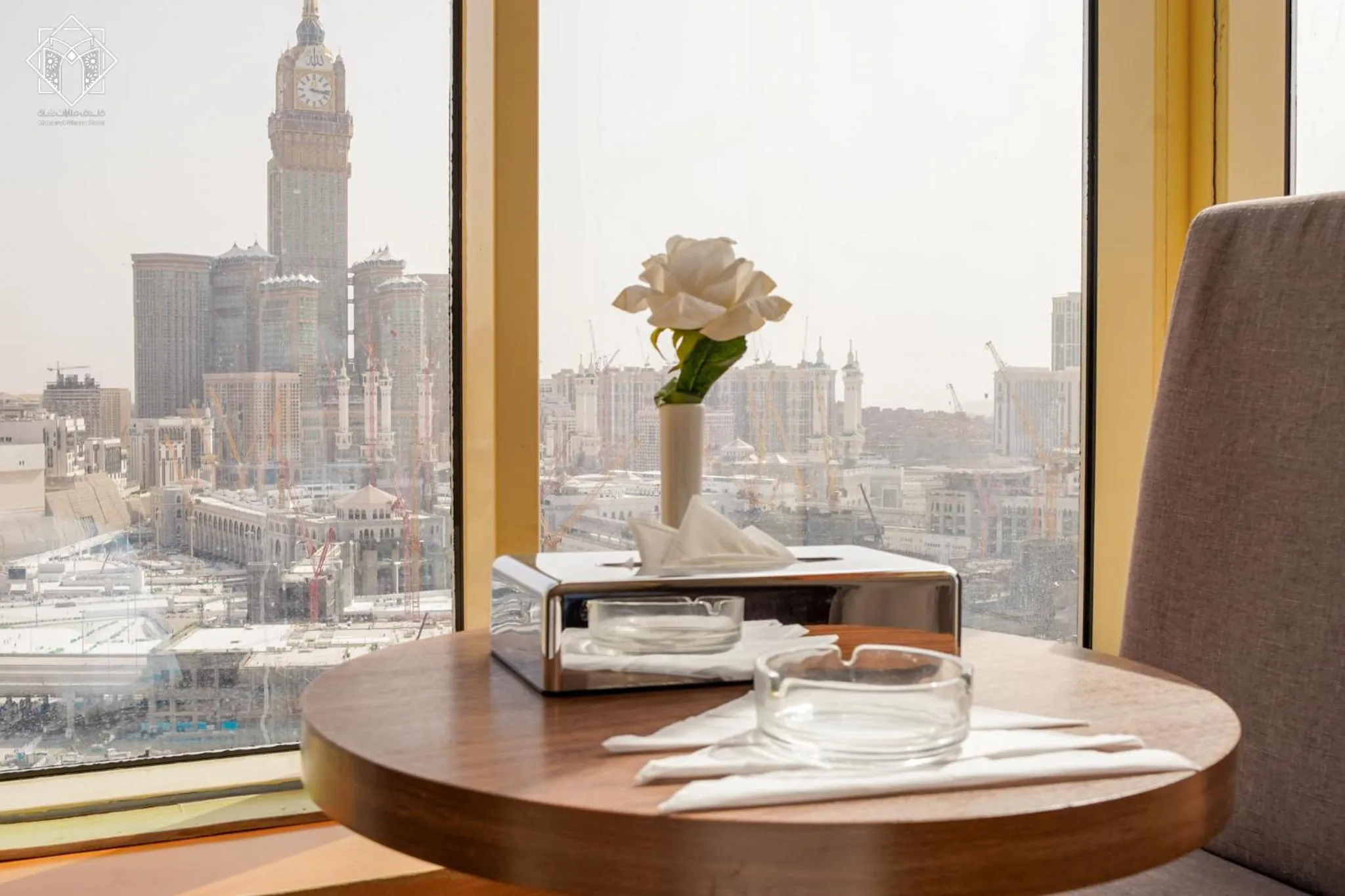 Quiet street view in Manarat Gaza Hotel - Al Haram Tower