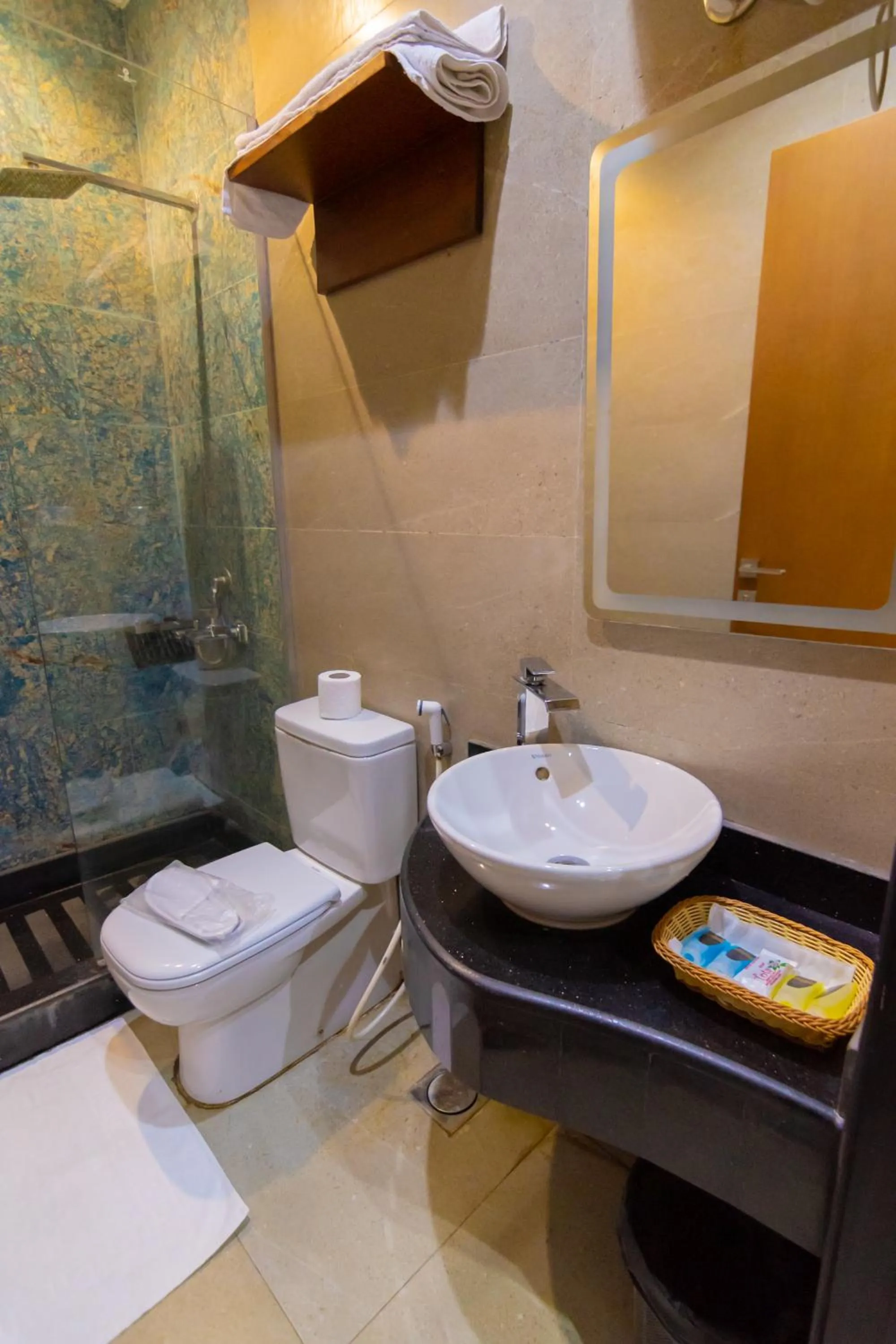 Bathroom in Museum Plaza